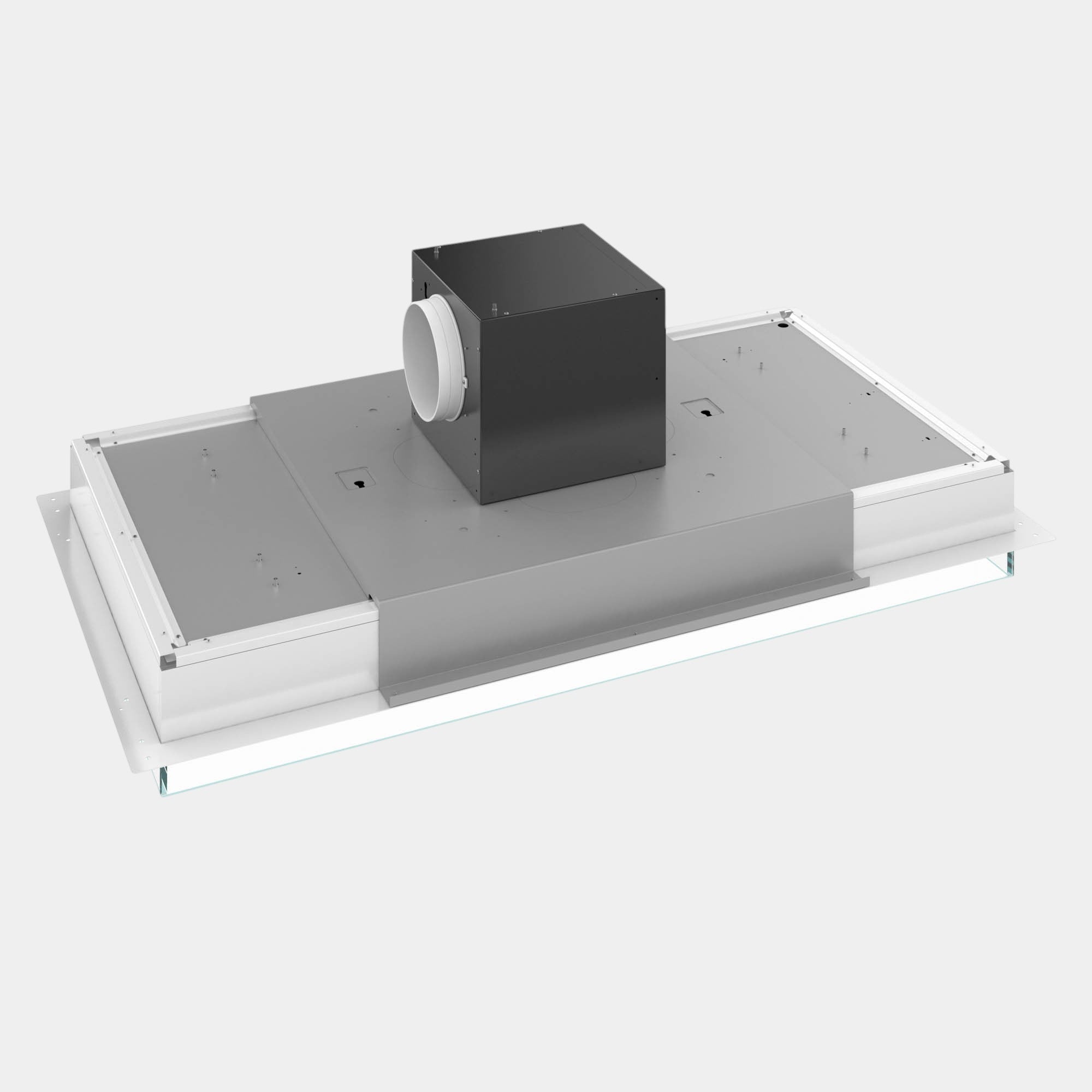 Futuro Alina 48 in. 940 CFM White Ceiling Mount Range Hood | IS48ALINA-WHT