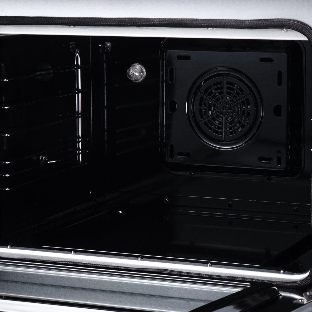 Forno Torino 30 in. 4.32 cu. ft. White French Door Induction Range with Air Fry, Air Sous Vide and Antique Brass Accents | FFSIN0936-30WHT