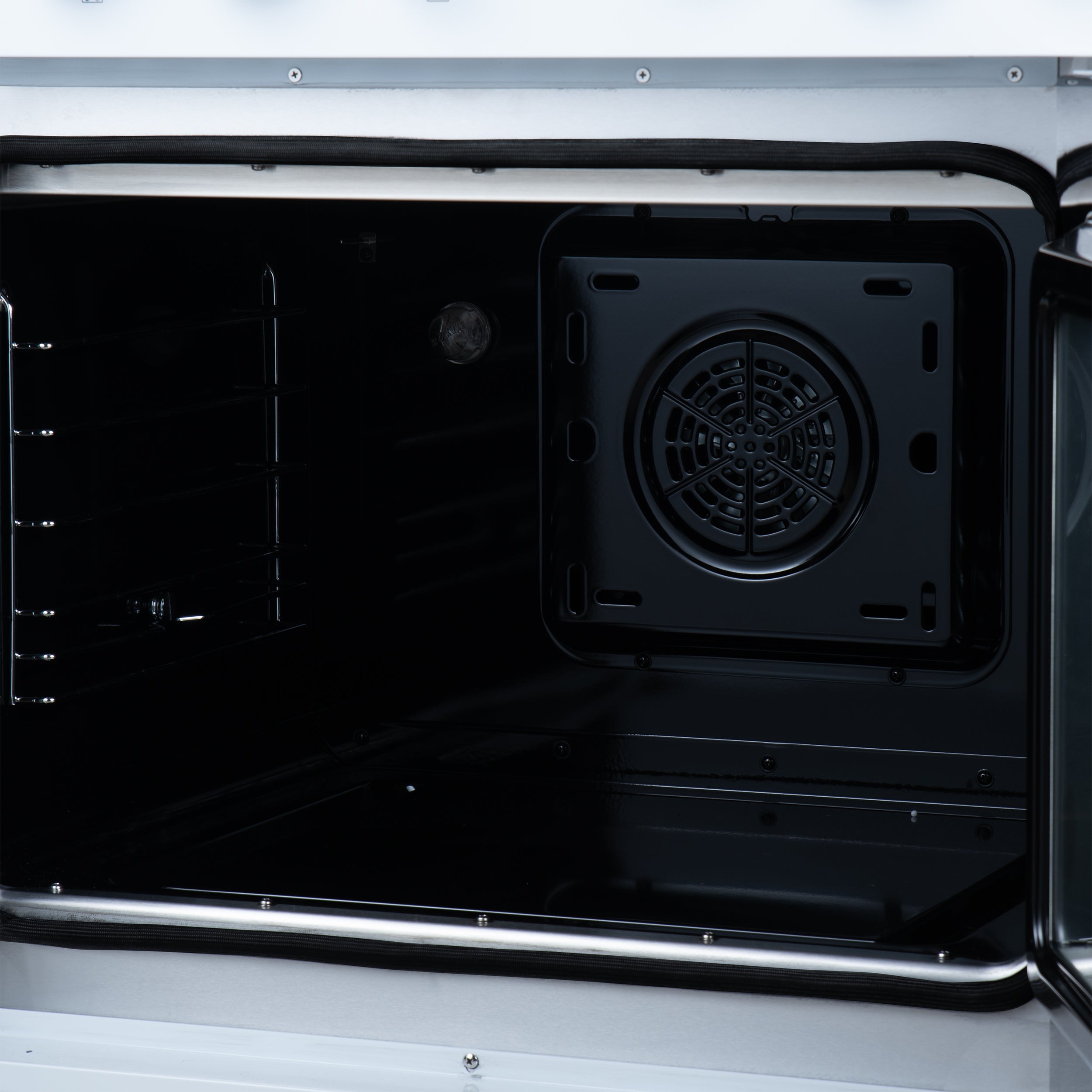 Forno Torino 30 in. 4.32 cu. ft. 5-Burner White French Door Induction Range with Air Fry | FFSIN0950-30WHT