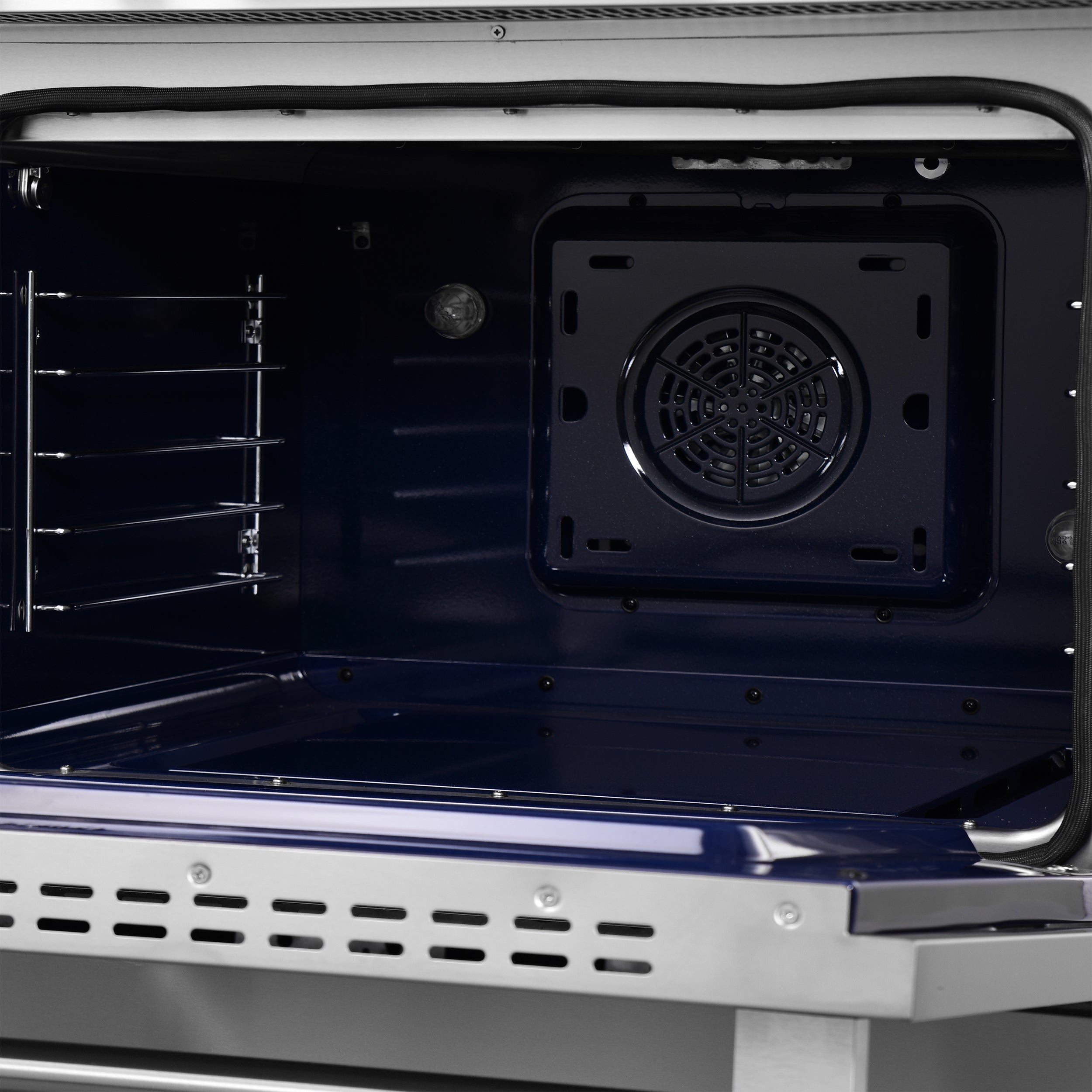 Forno Maximus 36 in. 5.36 cu. ft. 5-Burner Stainless Steel Induction Range with Air Fry | FFSIN0968-36