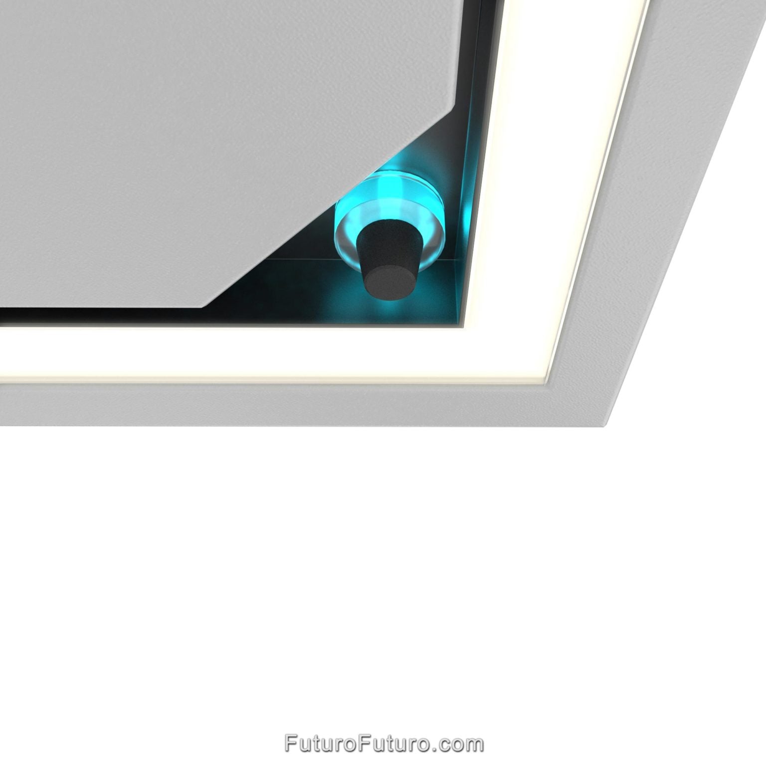 Futuro Balance 36 in. 940 CFM White Island Mount Range Hood | IS36BALANCE-WHT