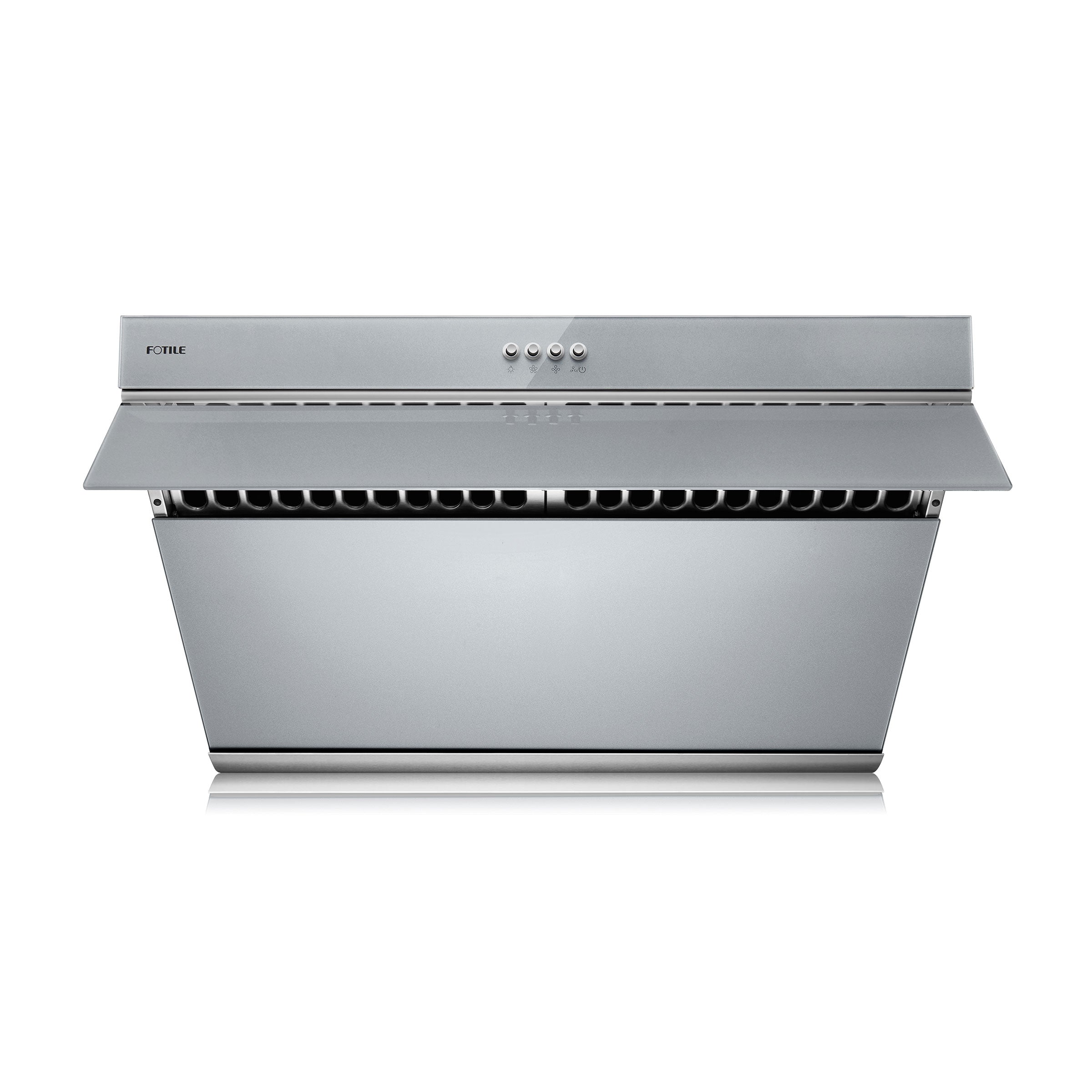 Fotile Slant Vent Series 30 in. 850 CFM Wall Mount Range Hood with Push Buttons | JQG7522