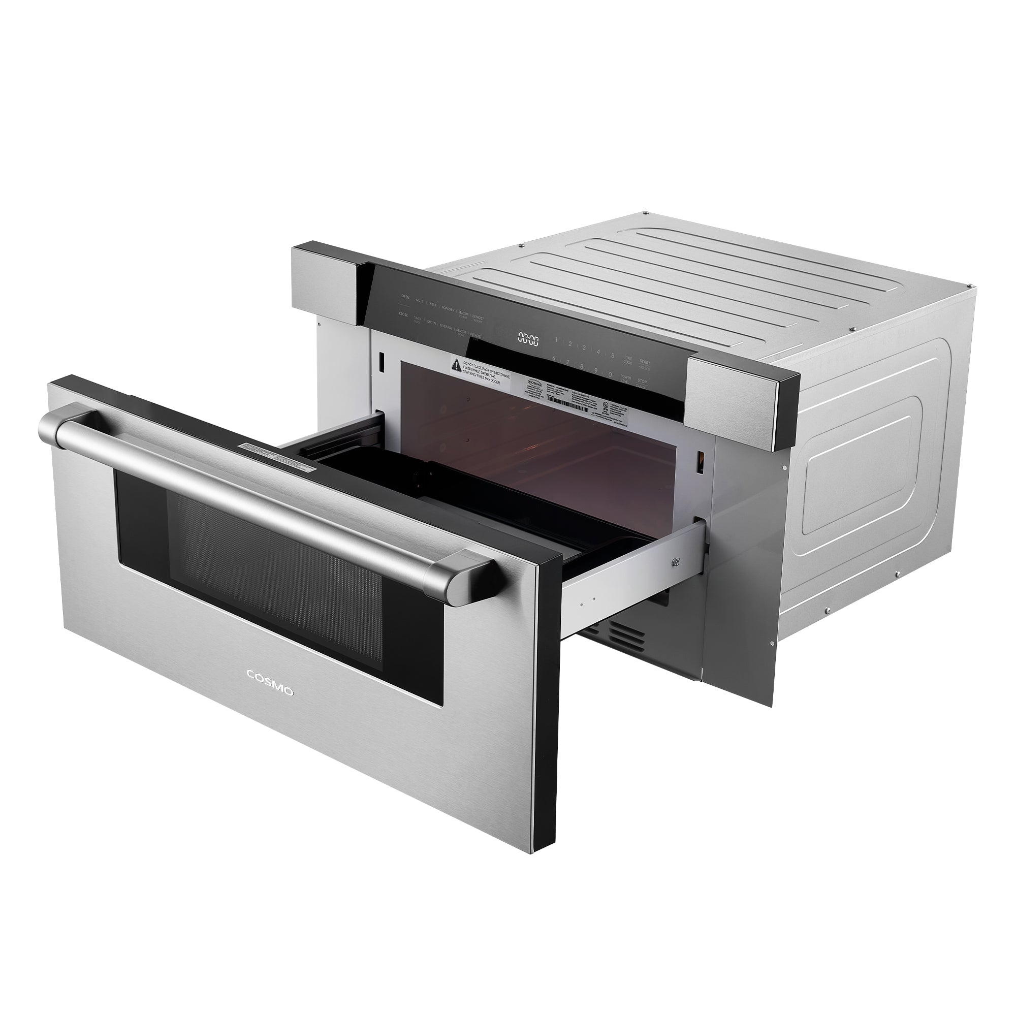 Cosmo Haven 30 in. 1.2 cu.ft Stainless Steel Built-in Microwave Drawer | COS-MWD3012GSS