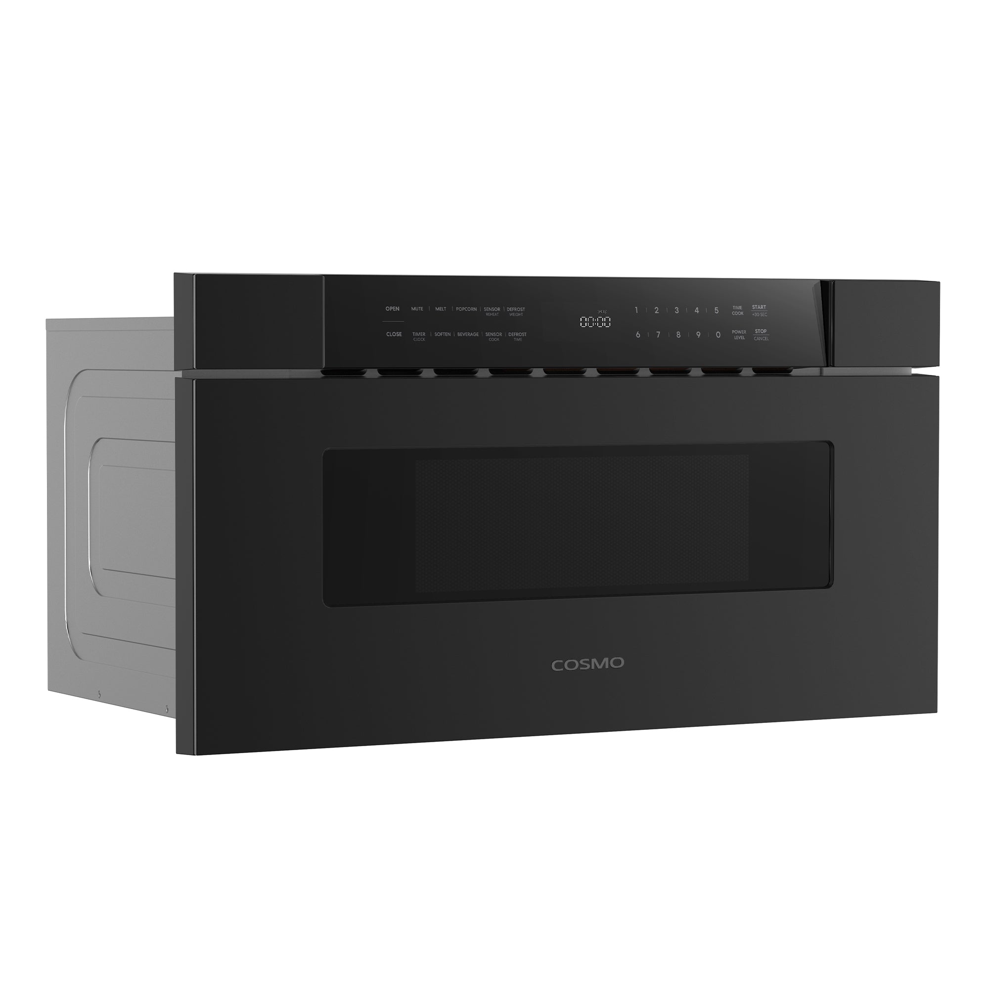 Cosmo Haven 30 in. 1.2 cu.ft Black Built-in Microwave Drawer | COS-MWD3012NHBK