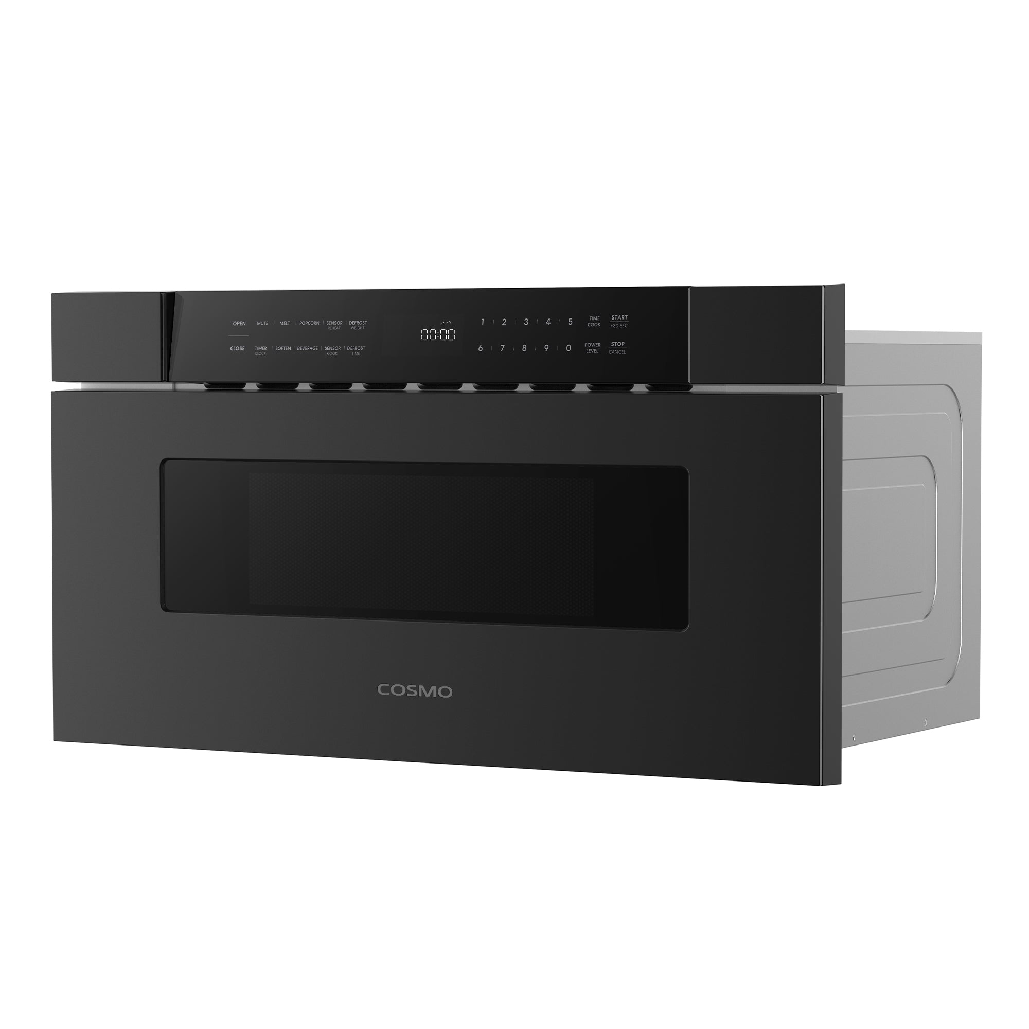 Cosmo Haven 30 in. 1.2 cu.ft Black Built-in Microwave Drawer | COS-MWD3012NHBK