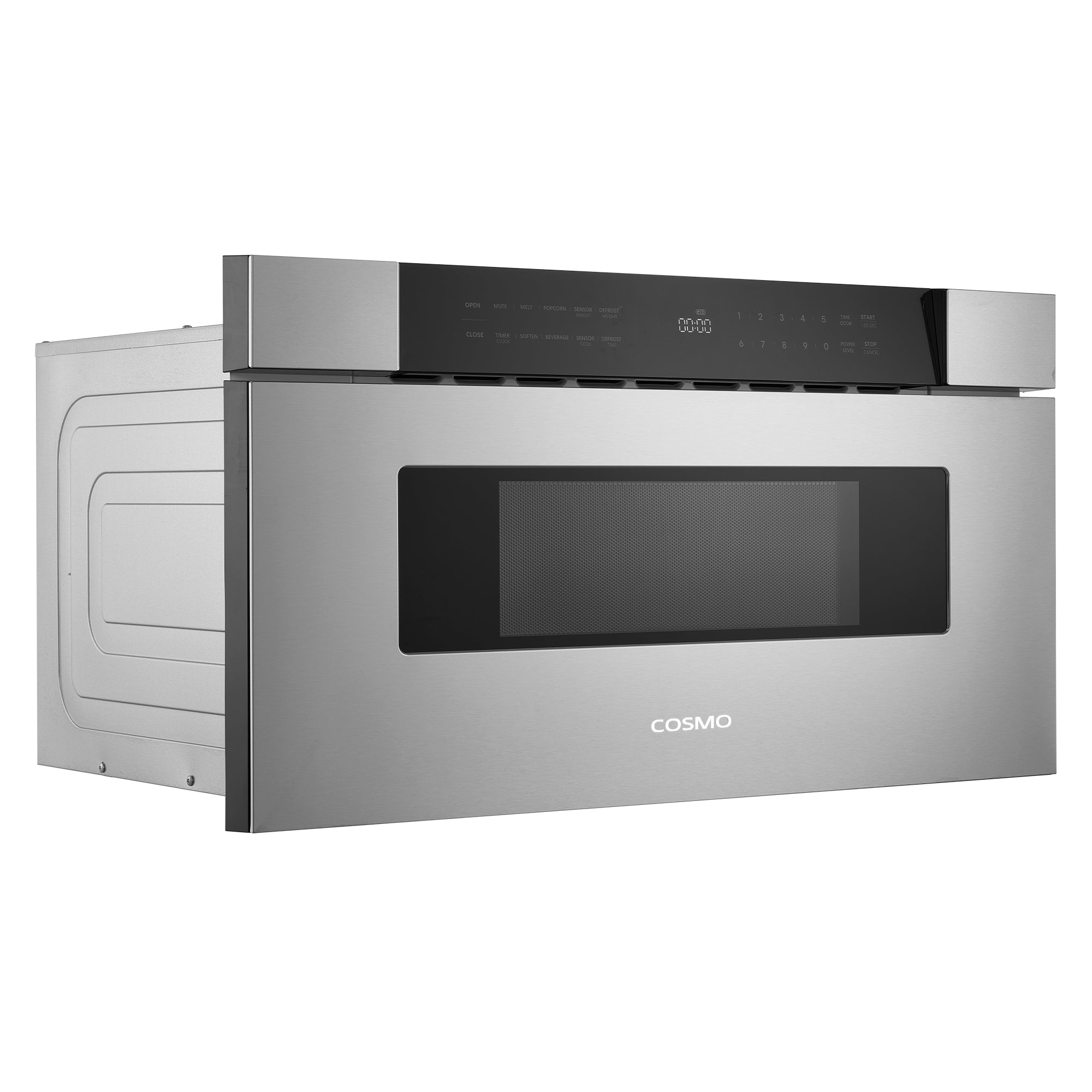 Cosmo Haven 30 in. 1.2 cu.ft Stainless Steel Built-in Microwave Drawer with Automatic Door | COS-MWD3012NHSS