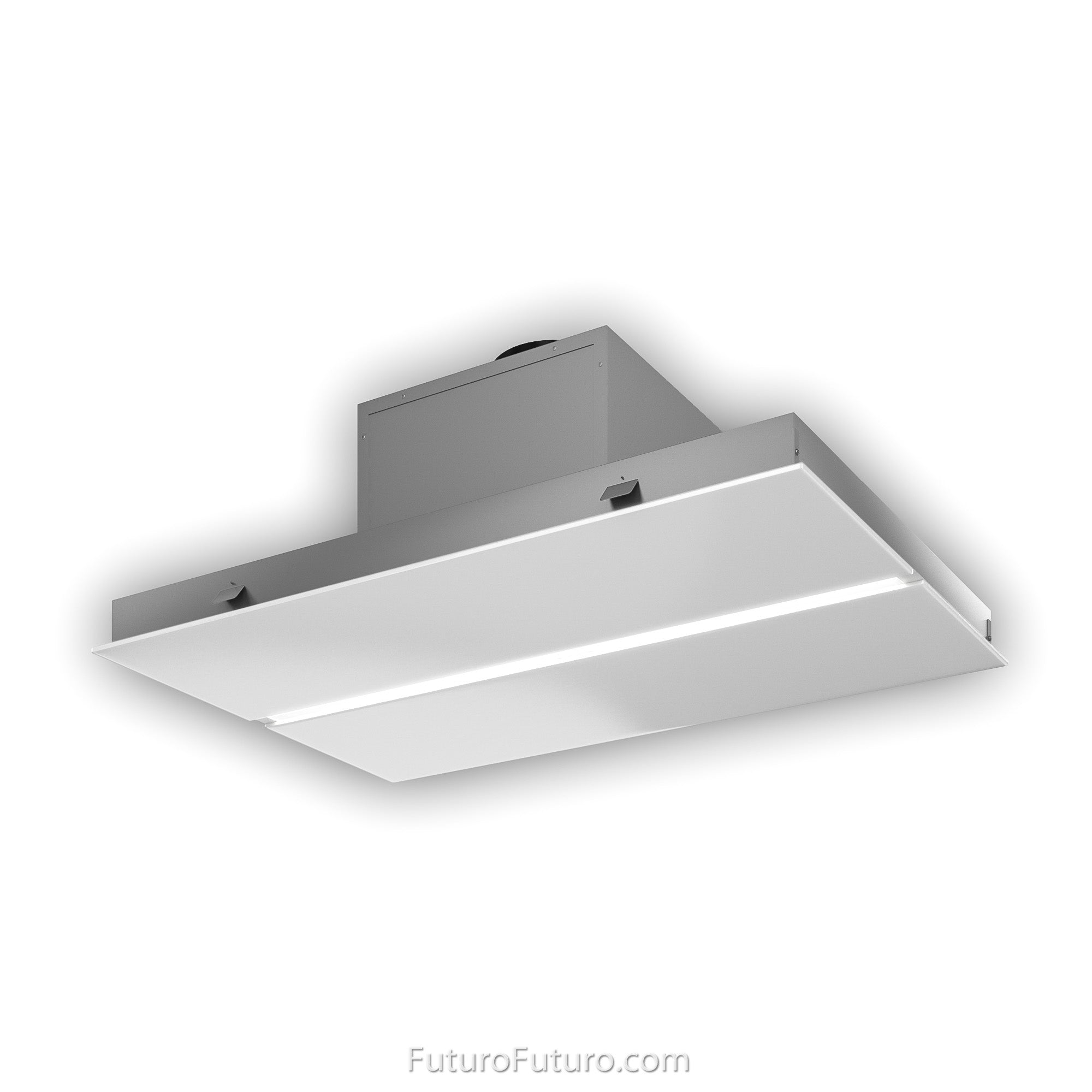 Futuro Savona 36 in. 940 CFM White Ceiling Mount Range Hood | IS36SAVONA-WHT