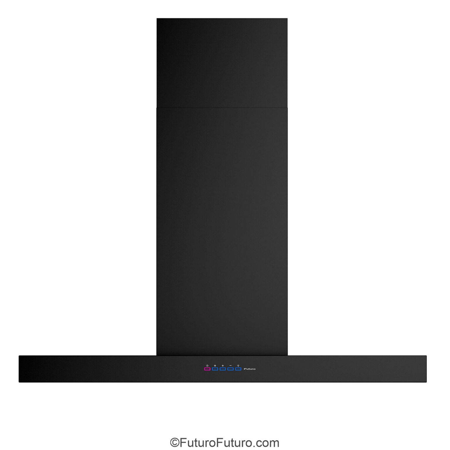 Futuro Positano 36 in. 940 CFM Black Island Mount Range Hood | IS36POSITANO-BLK