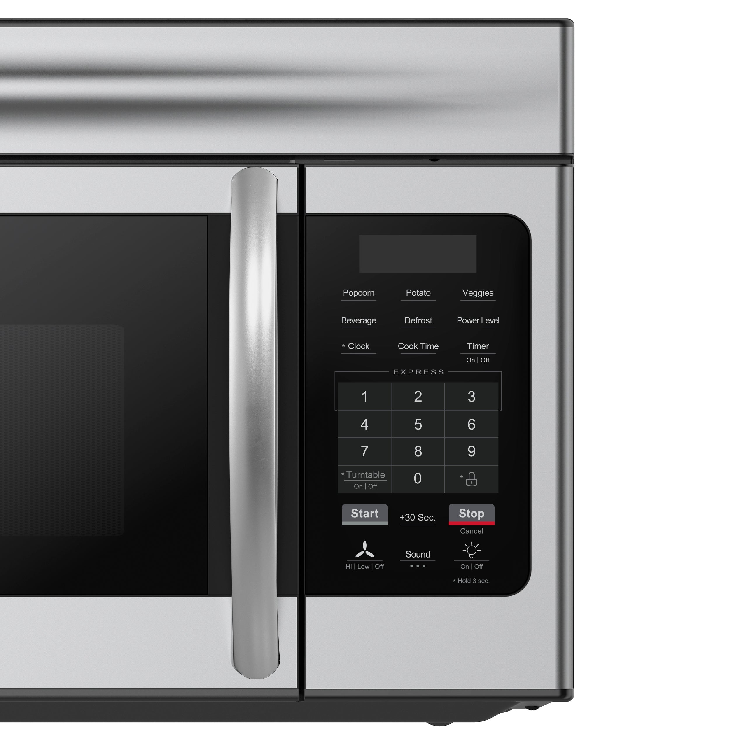 Forno Scalo 30-Inch Over the Range Microwave, Stainless Steel – 1.6 cu.ft, 300 CFM Vent, Touch Control, LED Light