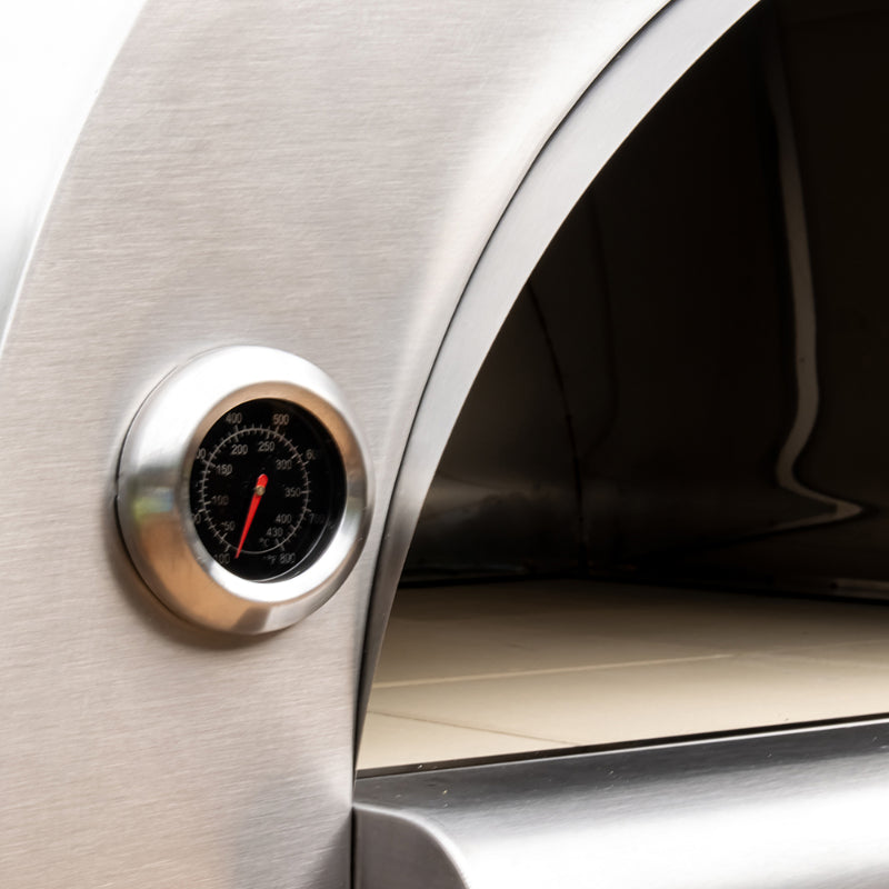 Pinnacolo Premio Stainless Steel Wood Fired Pizza Oven