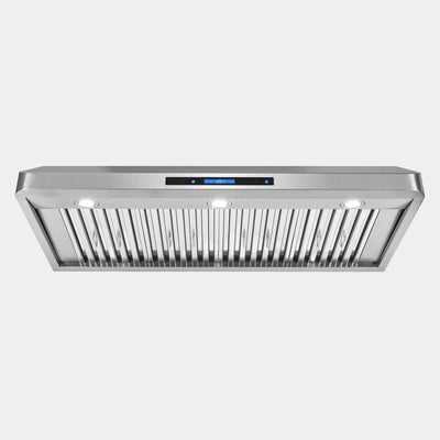 Cosmo Haven 48 in. 500 CFM Stainless Steel Under-Cabinet Range Hood, Touch Controls | COS-QS48