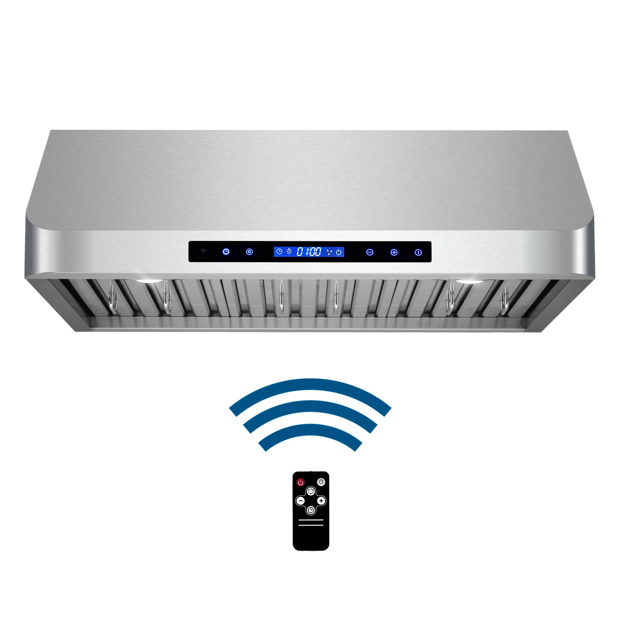 Cosmo Haven 30 in. 500 CFM Stainless Steel Under-Cabinet Range Hood, Touch Controls | COS-QS75