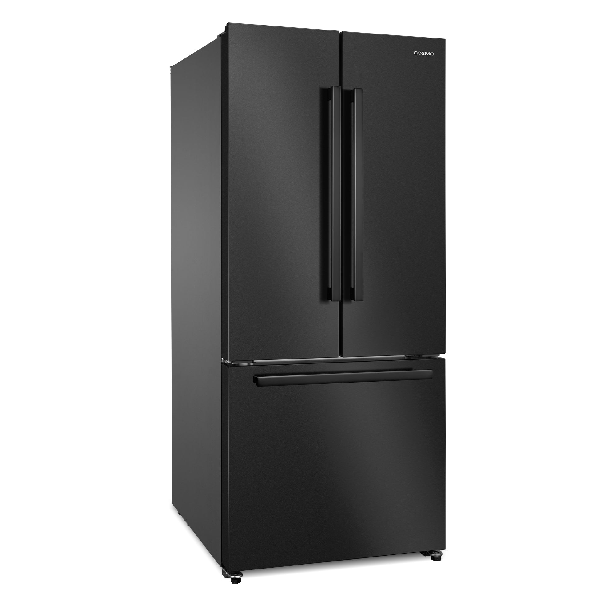Cosmo Vista 30 in. 17.5 cu. ft. Black French Door Refrigerator with Ice Maker | COS-RFFV183GHBK
