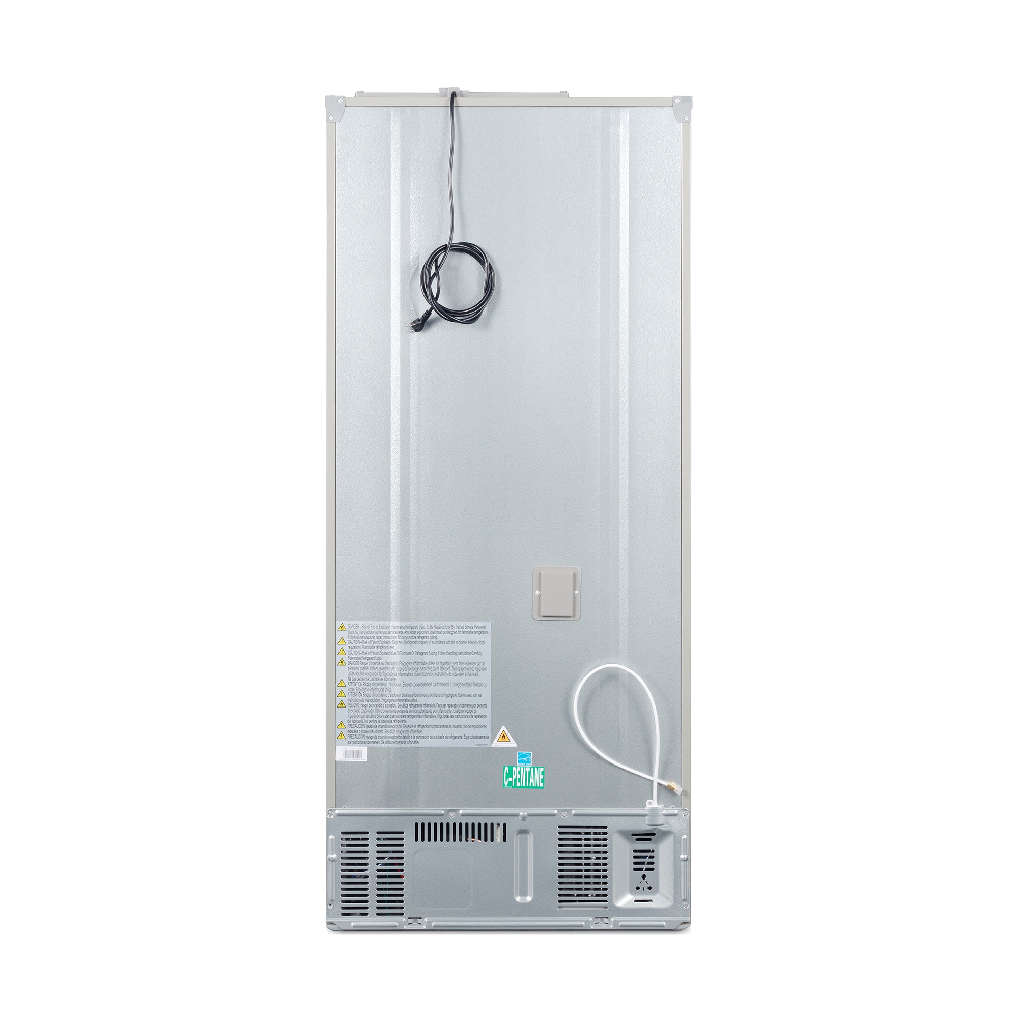 Cosmo Vista 30 in. 17.5 cu. ft. Stainless Steel French Door Refrigerator with Ice Maker | COS-RFFV183GHS