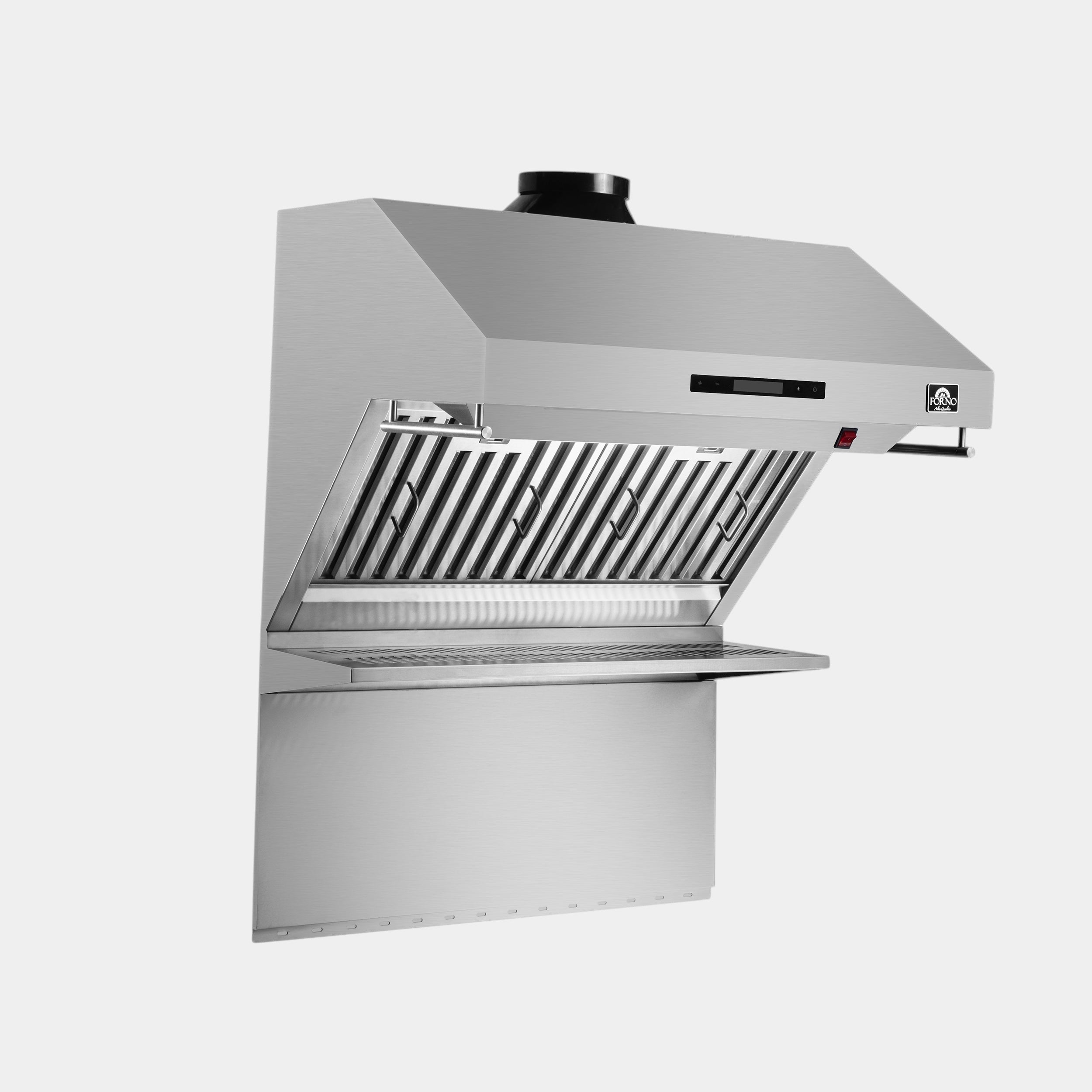 Forno Savona 30 in. 600 CFM Stainless Steel Wall Mount Range Hood with Back Splash and Baffle Filters | FRHWM5029-30