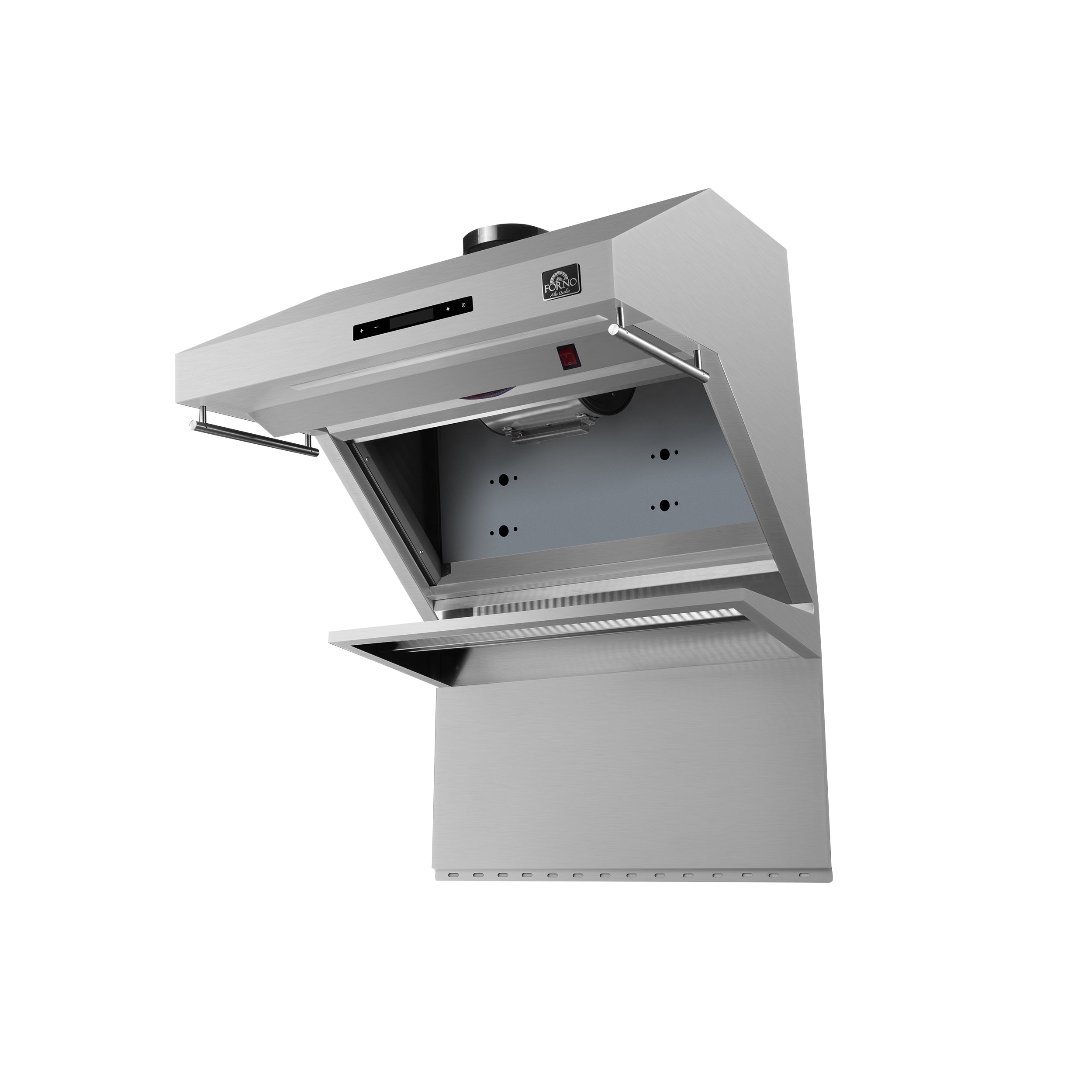 Forno Savona 30 in. 600 CFM Stainless Steel Wall Mount Range Hood with Back Splash and Baffle Filters | FRHWM5029-30