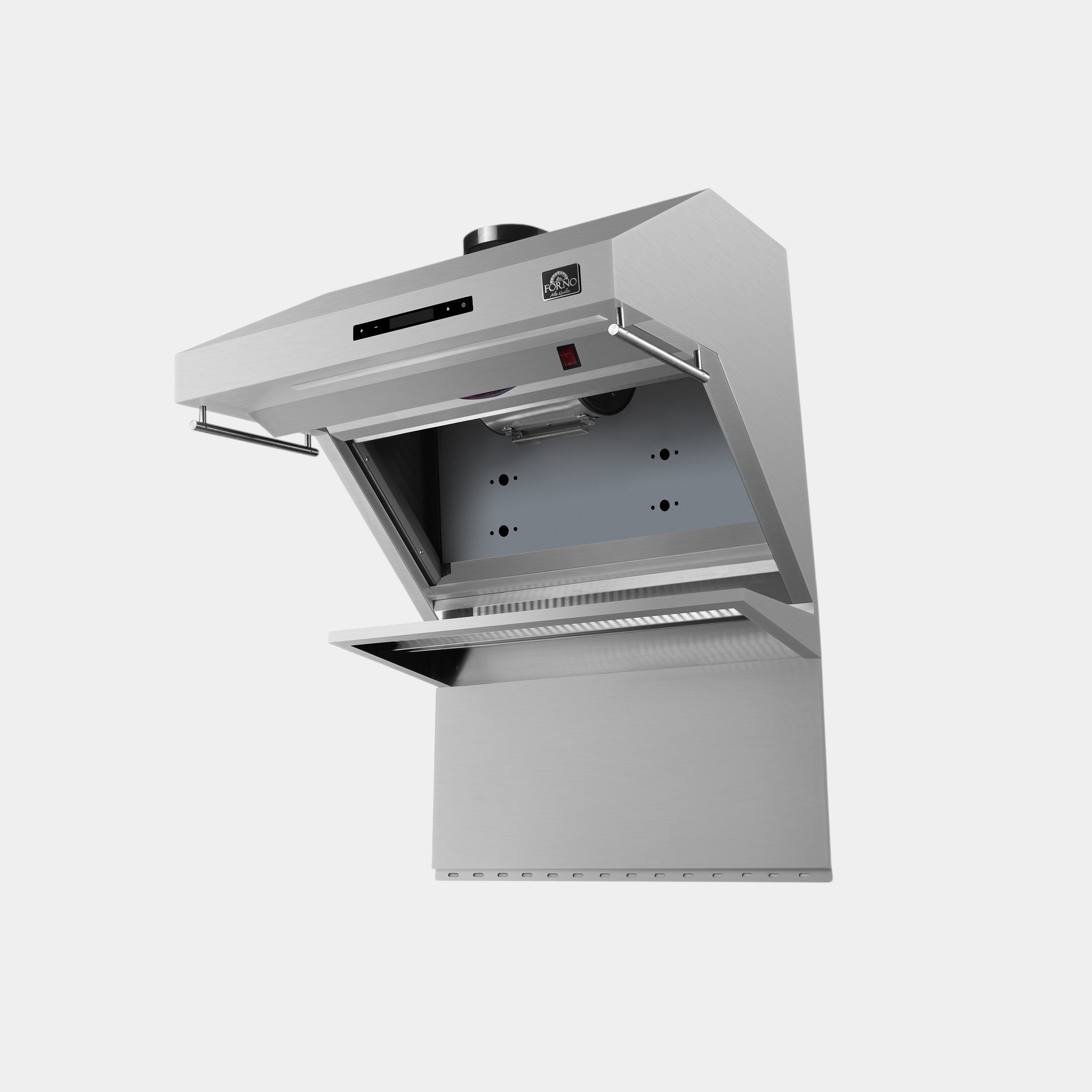 Forno Savona 30 in. 600 CFM Stainless Steel Wall Mount Range Hood with Back Splash and Baffle Filters | FRHWM5029-30