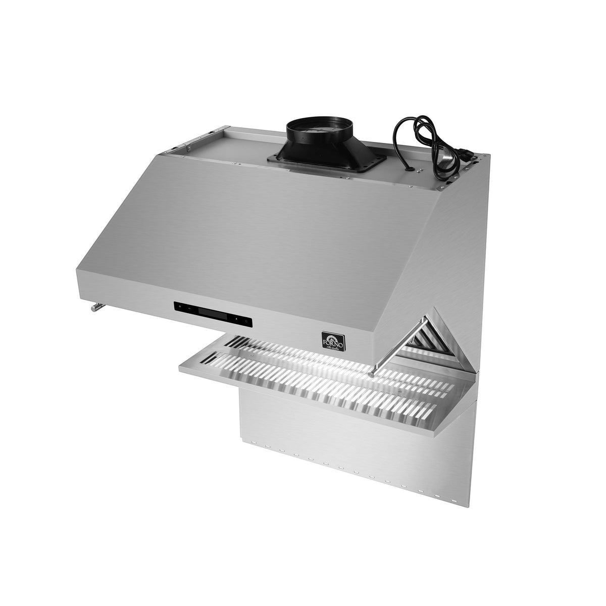 Forno Savona 30 in. 600 CFM Stainless Steel Wall Mount Range Hood with Back Splash and Baffle Filters | FRHWM5029-30