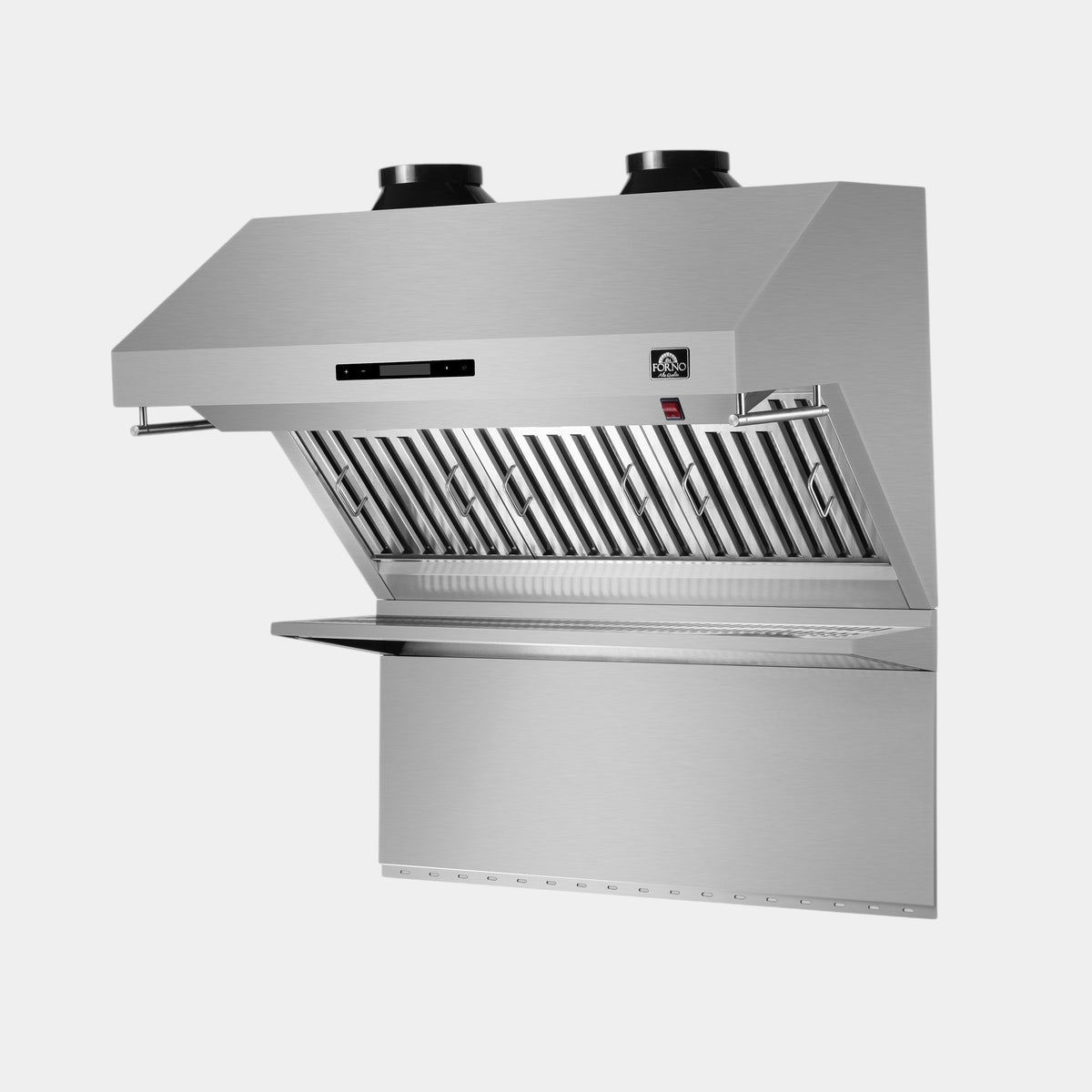 Forno Savona 36 in. 1200 CFM Stainless Steel Wall Mount Range Hood with Back Splash and Baffle Filters | FRHWM5029-36