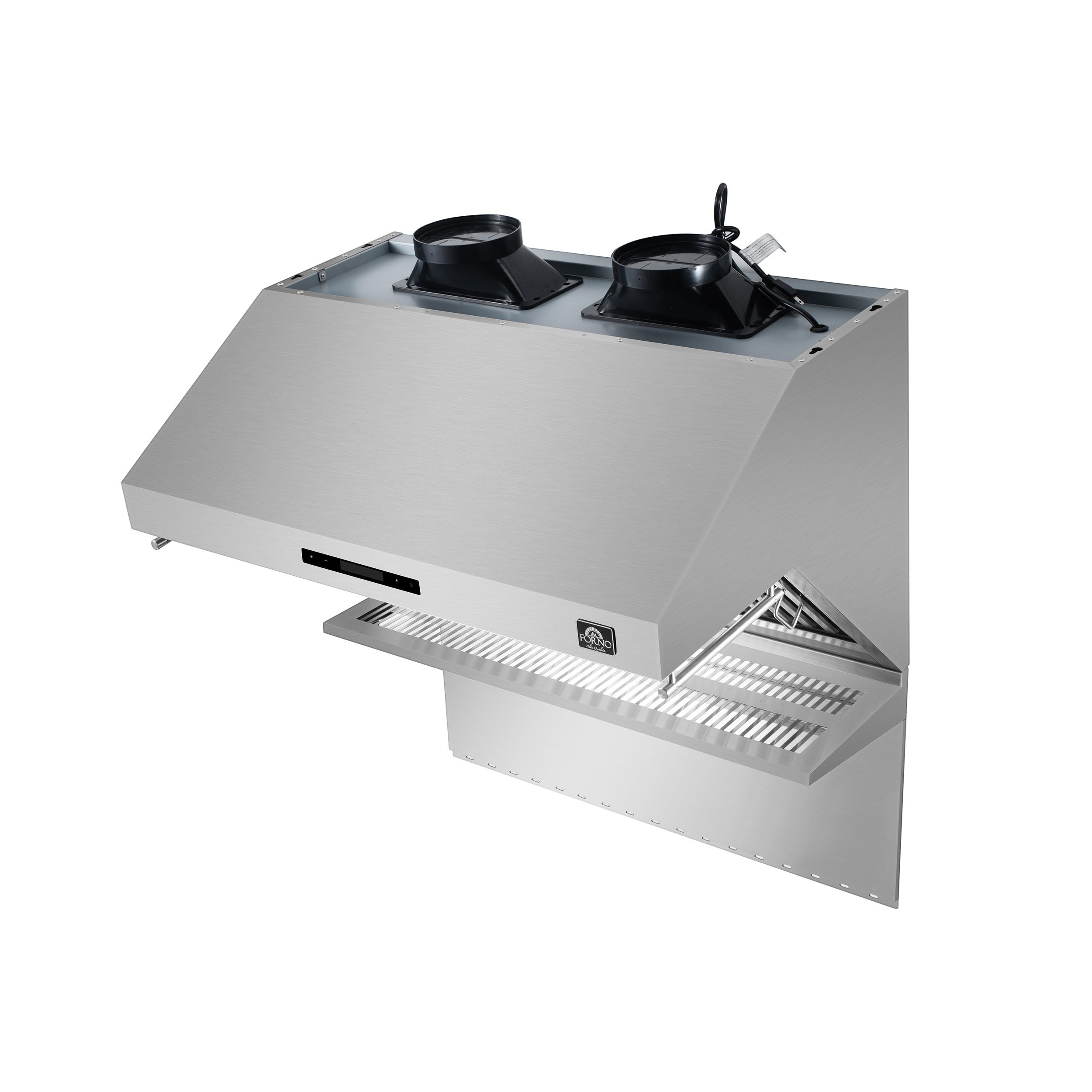 Forno Savona 36 in. 1200 CFM Stainless Steel Wall Mount Range Hood with Back Splash and Baffle Filters | FRHWM5029-36