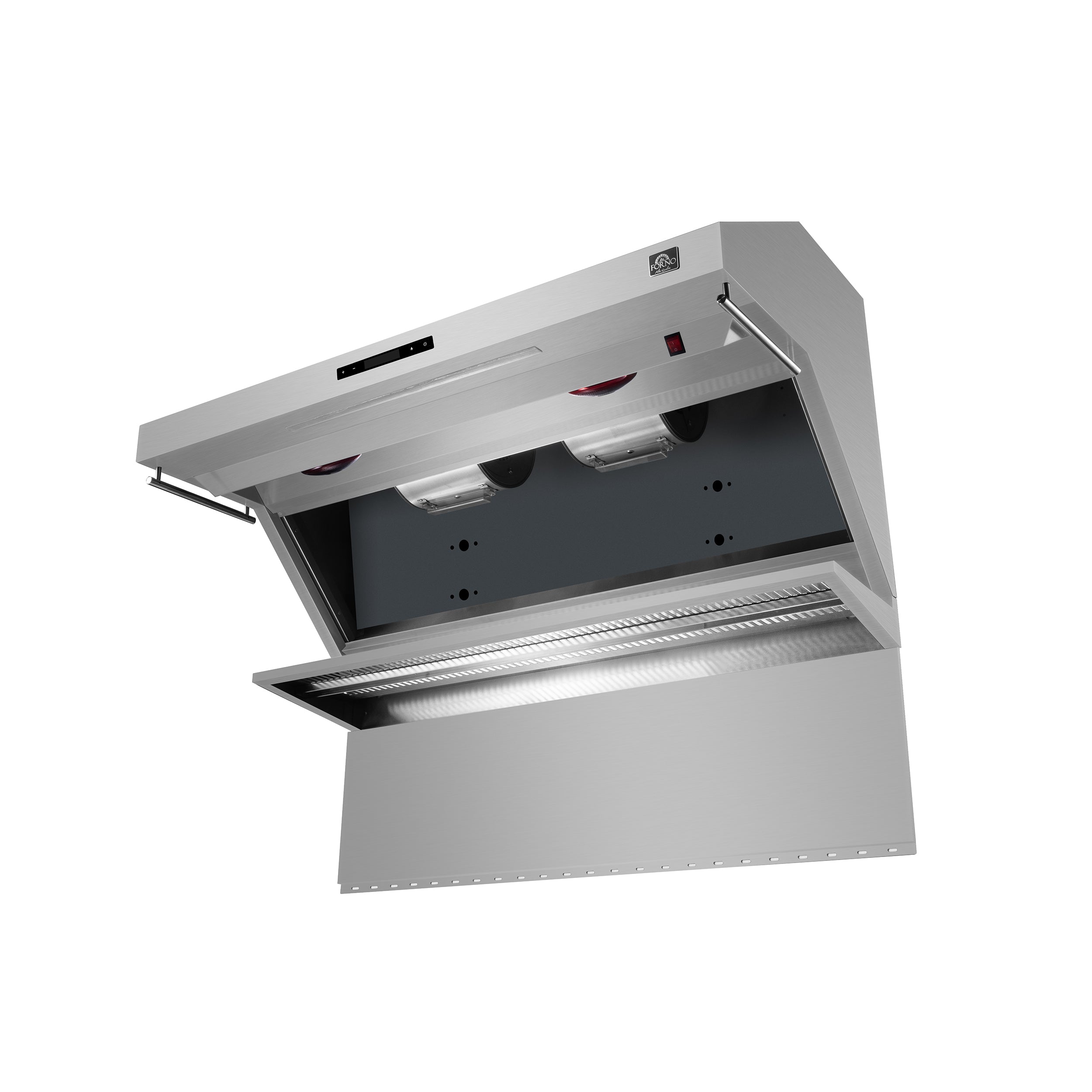Forno Savona 48 in. 1200 CFM Stainless Steel Wall Mount Range Hood with Back Splash and Baffle Filters | FRHWM5029-48