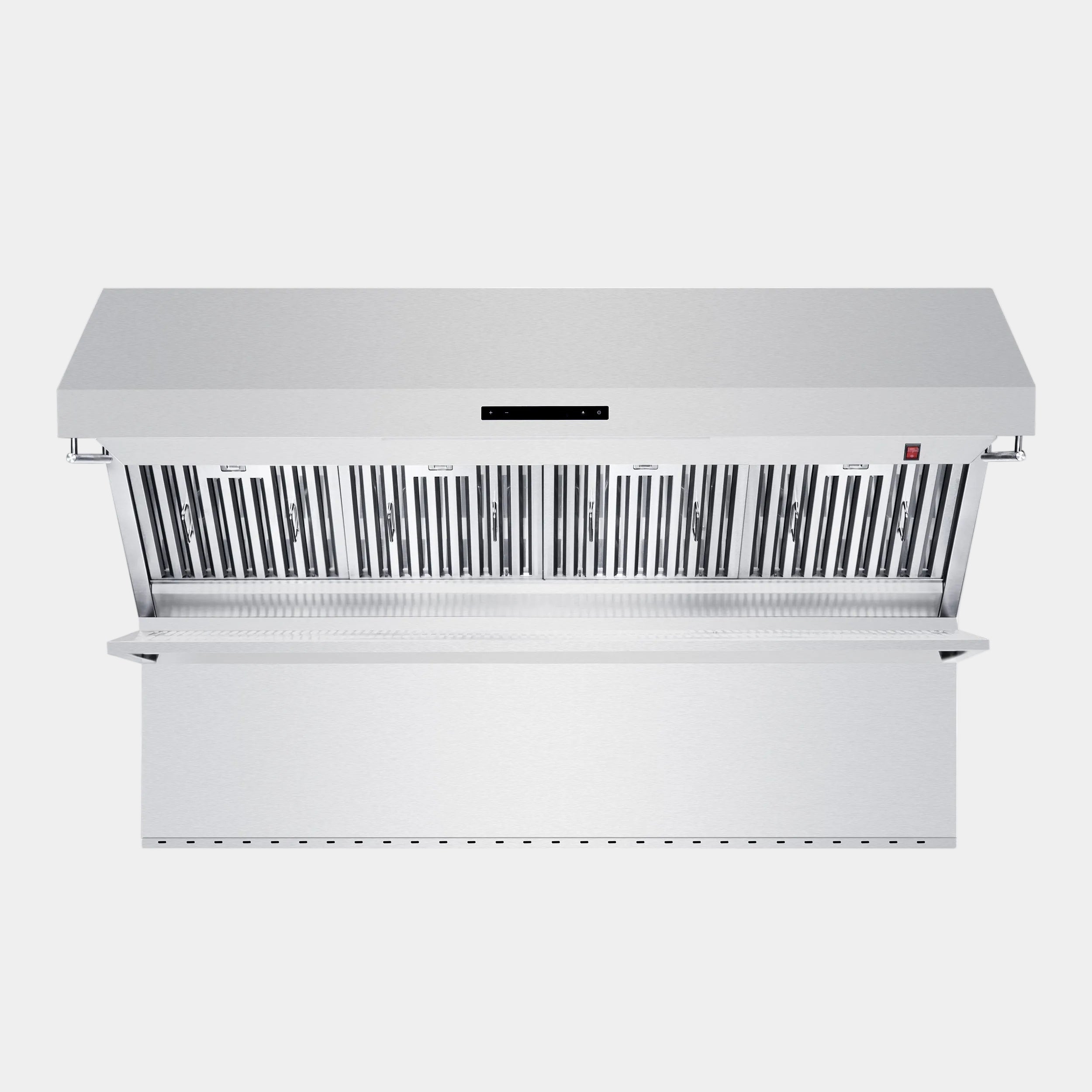 Forno Savona 60 in. 1200 CFM Stainless Steel Wall Mount Range Hood with Back Splash and Baffle Filters | FRHWM5029-60