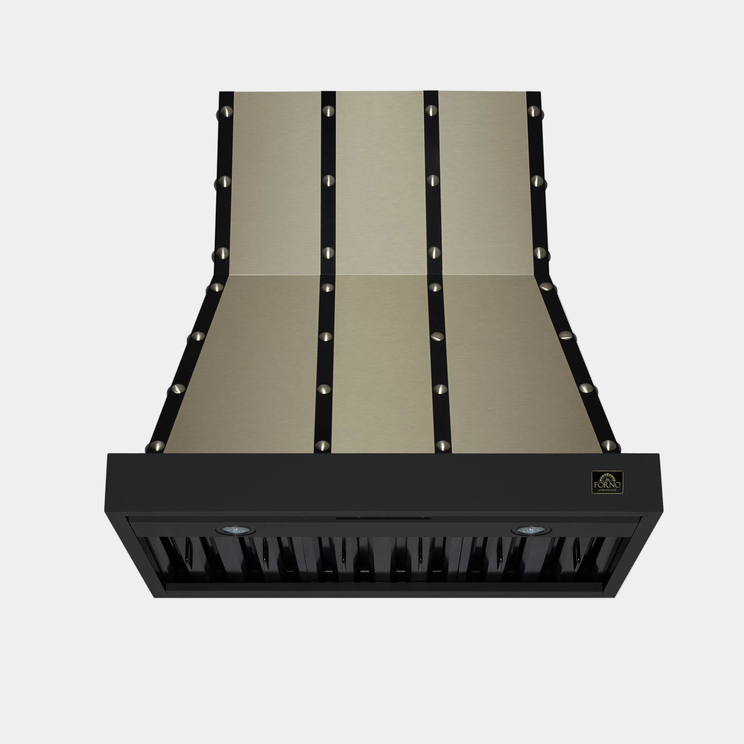 Forno Valente 36 in. 427 CFM Black Wall Mount Range Hood with Remote Control | FRHWM5099-36CPBLK