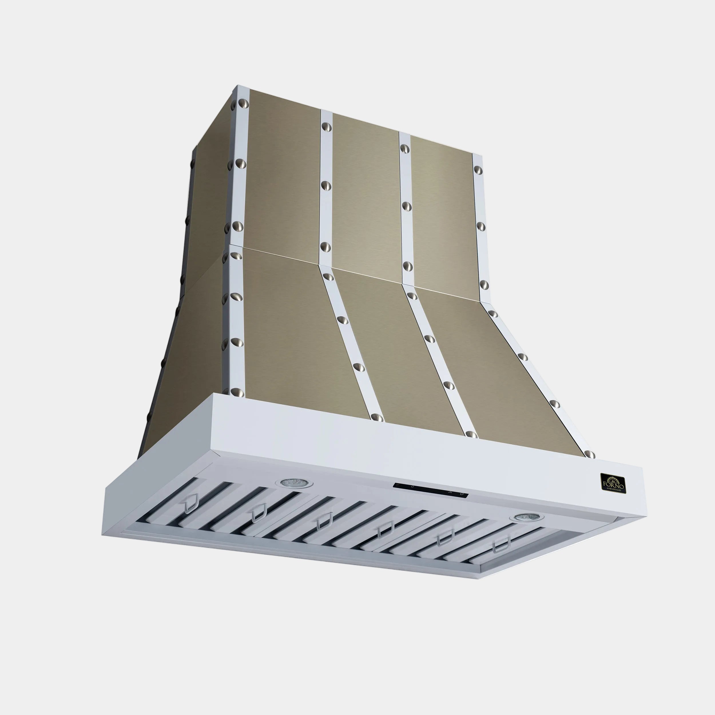 Forno Valente 36 in. 427 CFM White Wall Mount Range Hood with Remote Control | FRHWM5099-36CPWHT