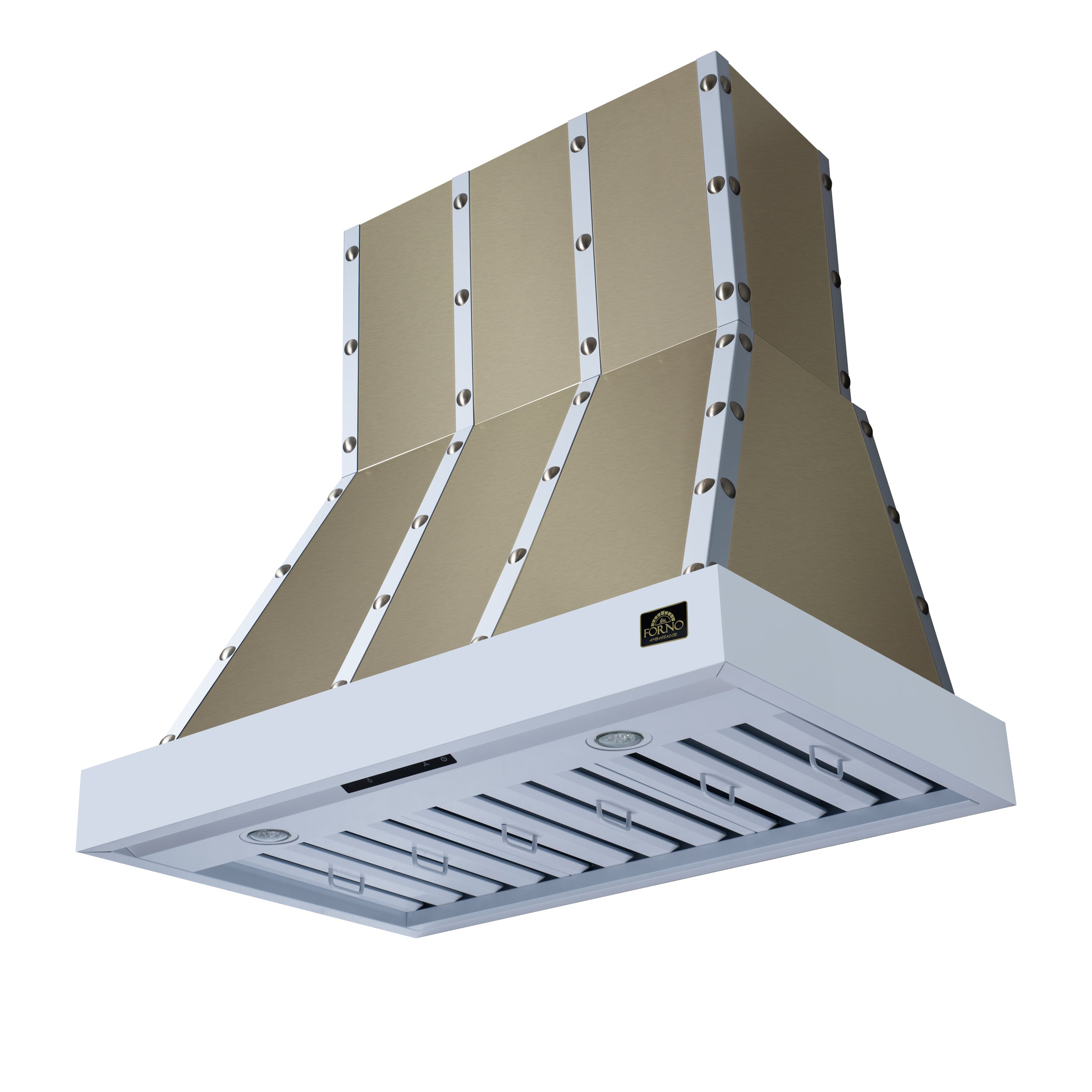Forno Valente 36 in. 427 CFM White Wall Mount Range Hood with Remote Control | FRHWM5099-36CPWHT