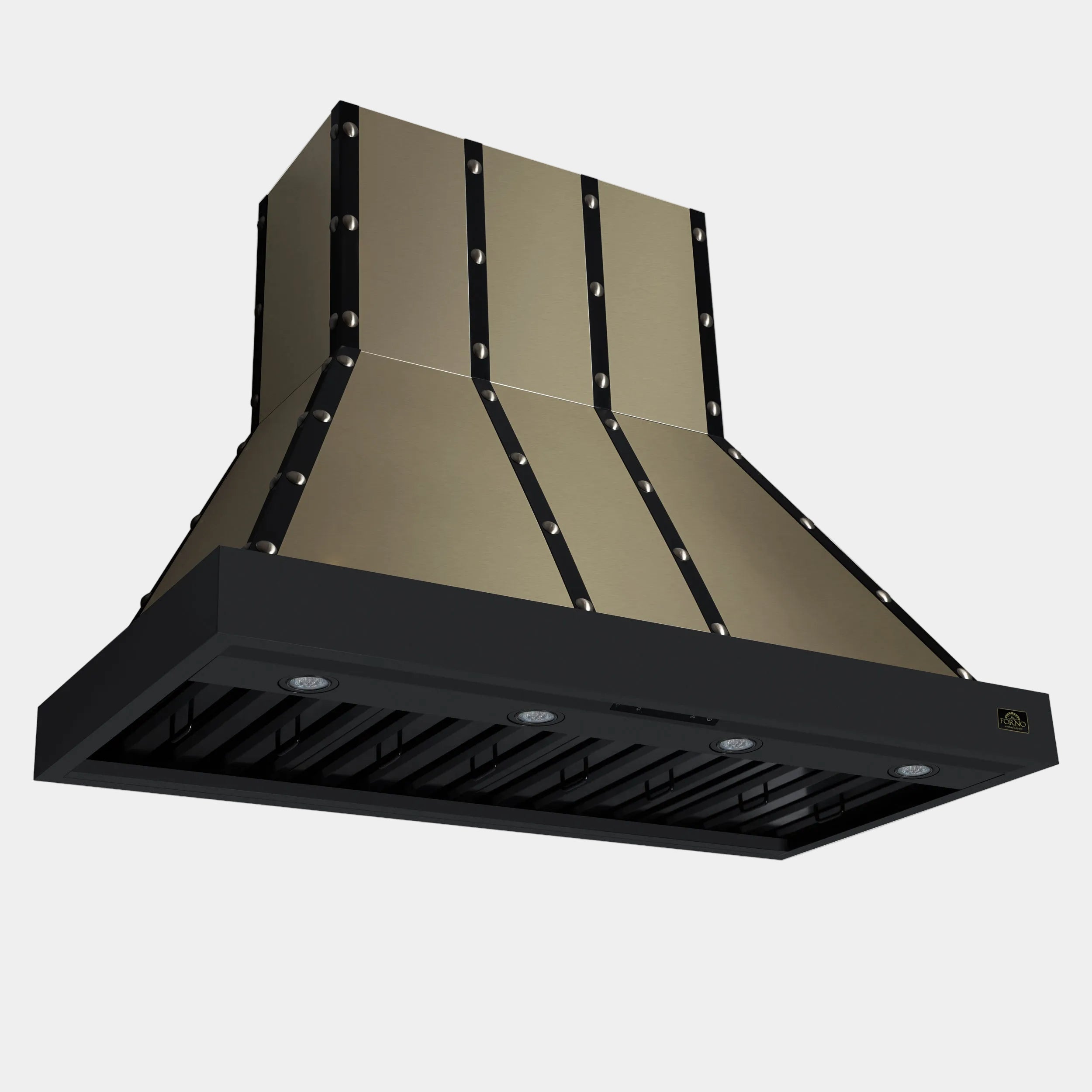 Forno Valente 48 in. 304 CFM White Wall Mount Range Hood with Remote Control | FRHWM5099-48CPBLK