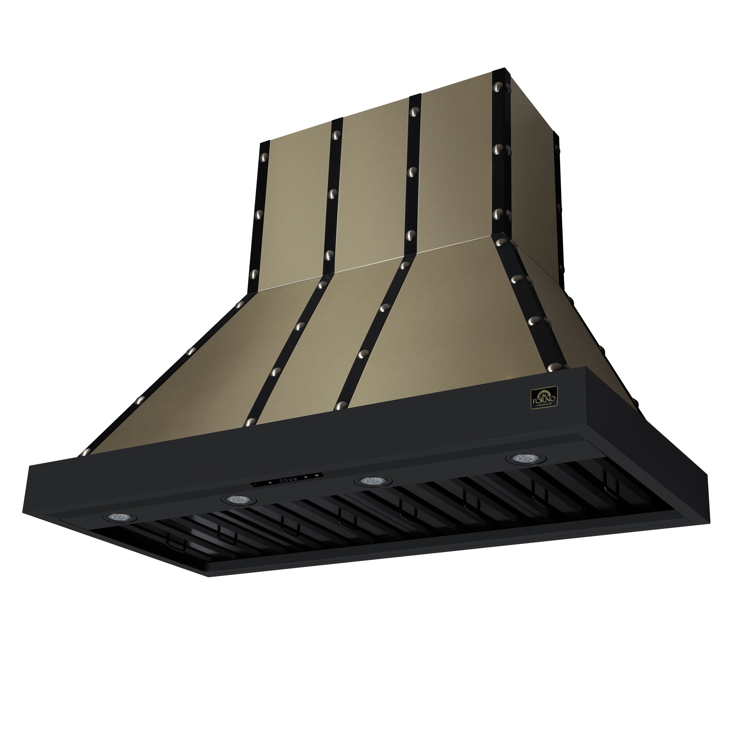 Forno Valente 48 in. 304 CFM White Wall Mount Range Hood with Remote Control | FRHWM5099-48CPBLK