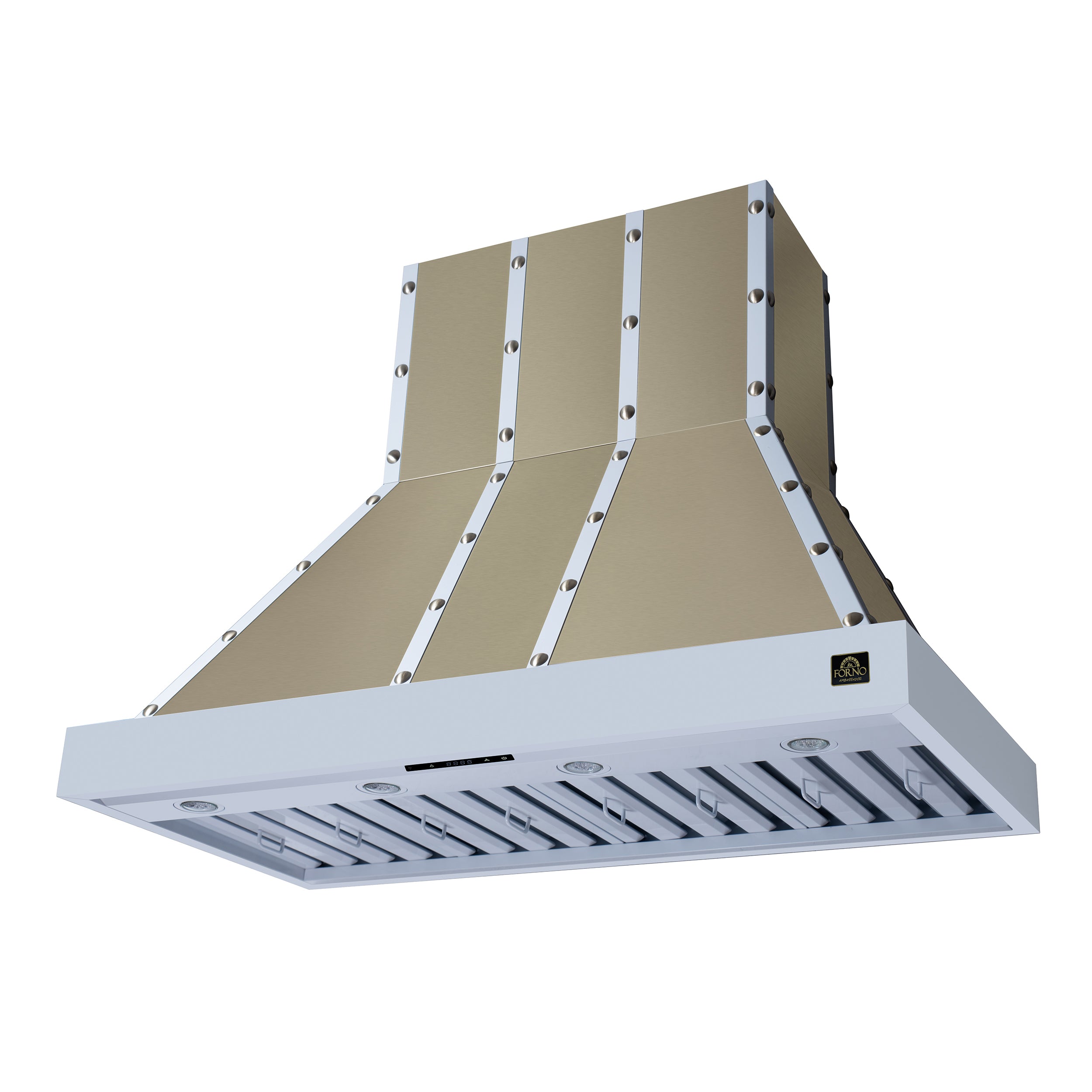 Forno Valente 48 in. 304 CFM White Wall Mount Range Hood with Remote Control | FRHWM5099-48CPWHT