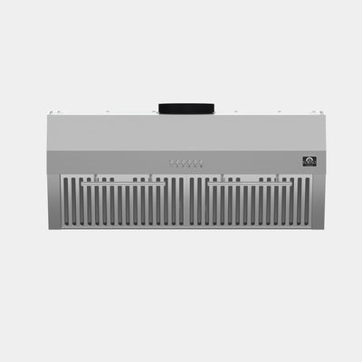 Forno Bari Espresso 30-Inch Under Cabinet Range Hood, Stainless Steel, 600 CFM, LED Lighting, Dishwasher-Safe Baffle Filters, 3-Speed Fan Control