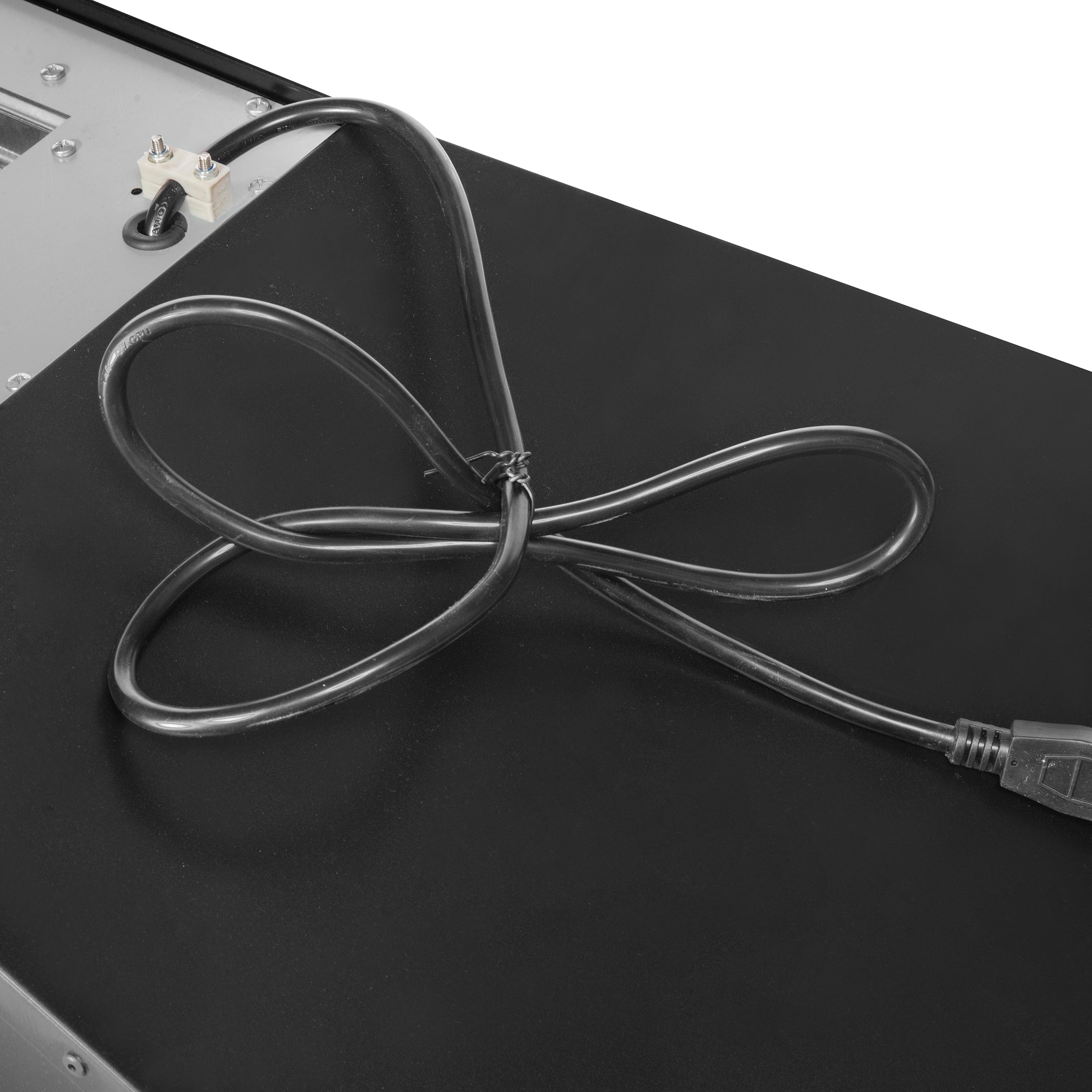 Forno Aria 60 in. 1200 CFM Black Convertible Wall Mount Range Hood with Antique Brass Accents | FRHWM5095-60BLK