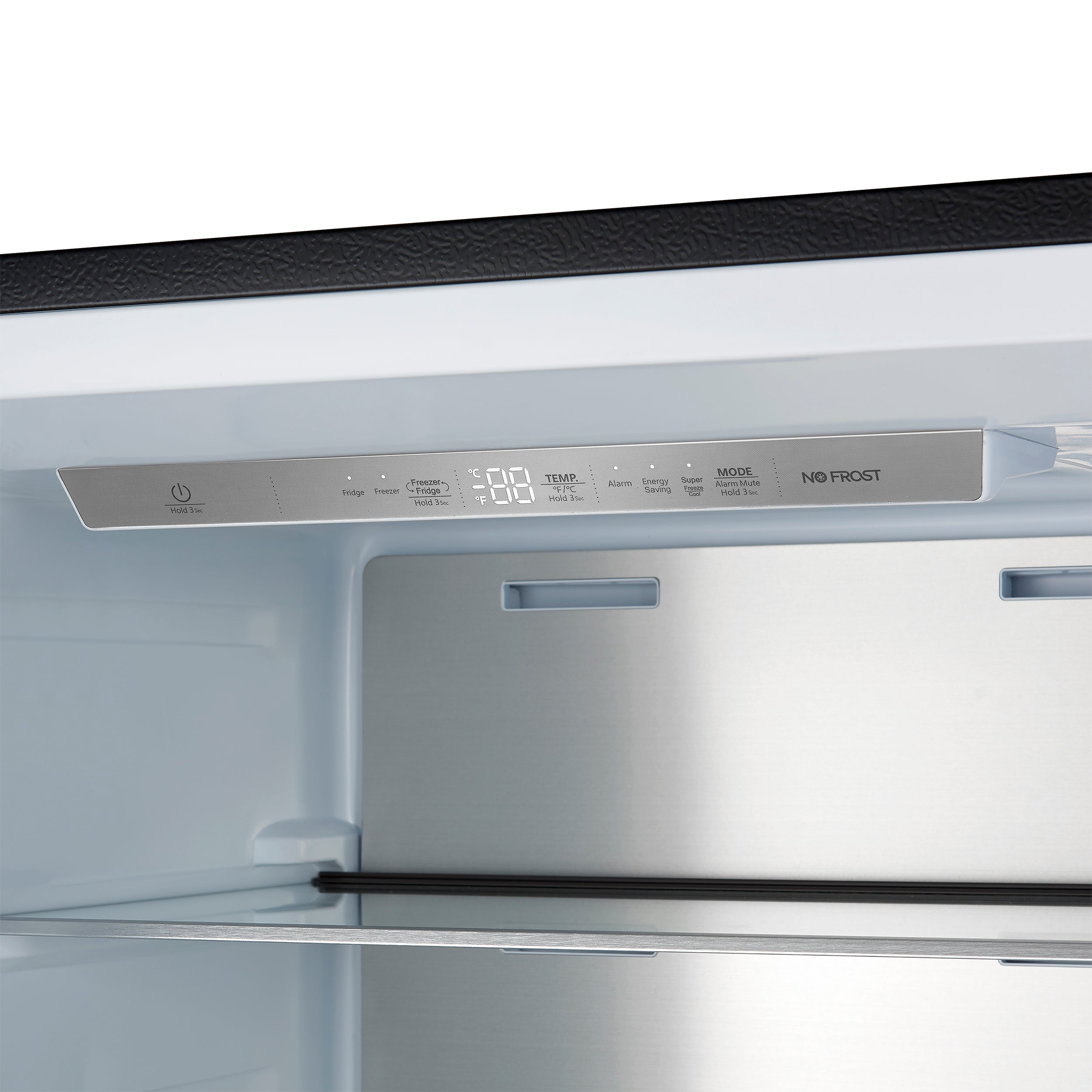 Forno Maderno 28 in. 13.6 cu.ft. Left Swing Black Convertible Refrigerator/Freezer with Antique Brass | FFFFD1722-28BLK-LS