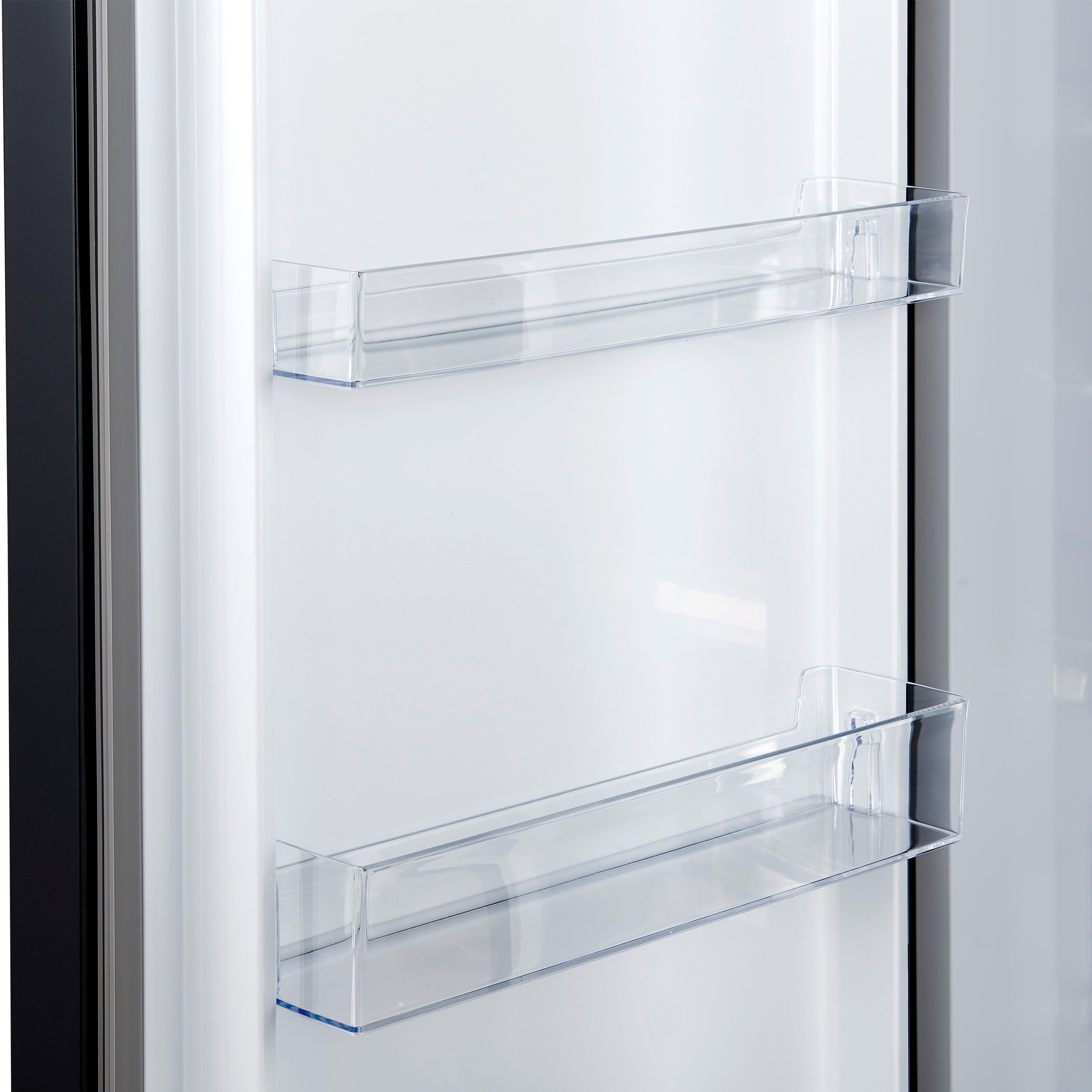 Forno Maderno 28 in. 13.6 cu.ft. Left Swing Black Convertible Refrigerator/Freezer with Antique Brass | FFFFD1722-28BLK-LS