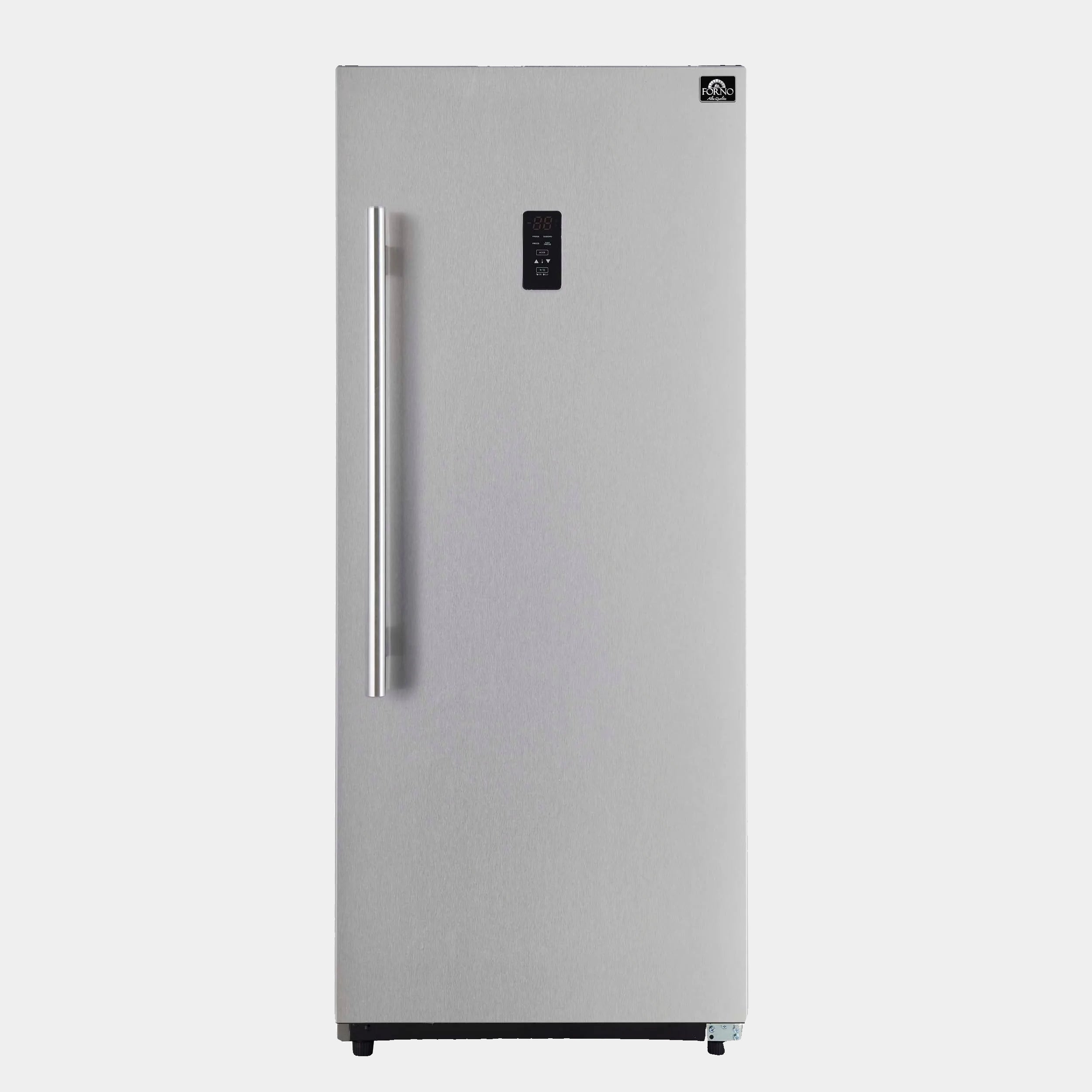 Forno Fortezza 28 in. 14 cu.ft. Right Swing Stainless Steel Convertible Refrigerator/Freezer with Digital Controls | FFFFD1738-28RS