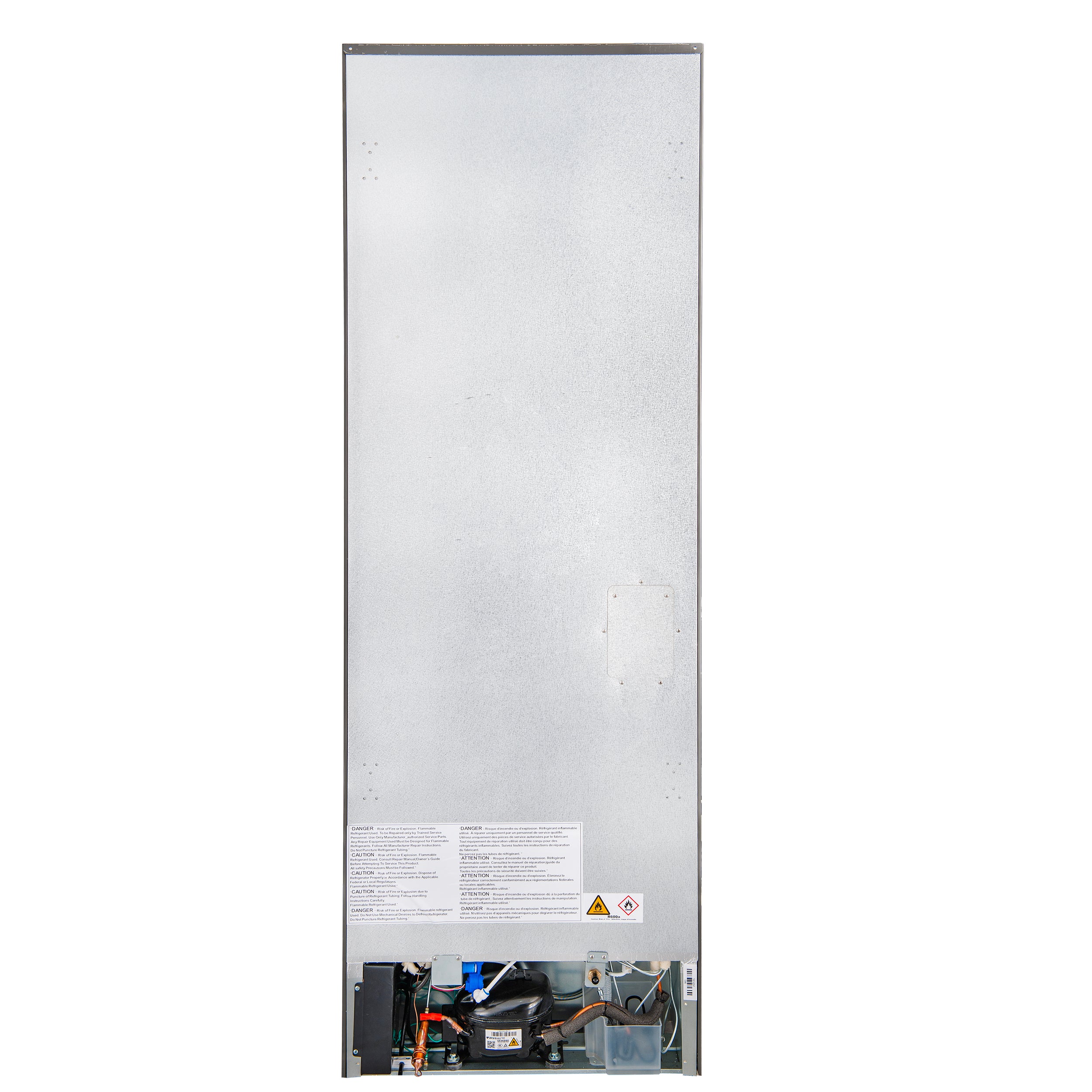 Forno Custodia 24 in. 10.3 cu.ft. Stainless Steel Left Swing Refrigerator with Bottom Freezer | FFFFD1766-24LS