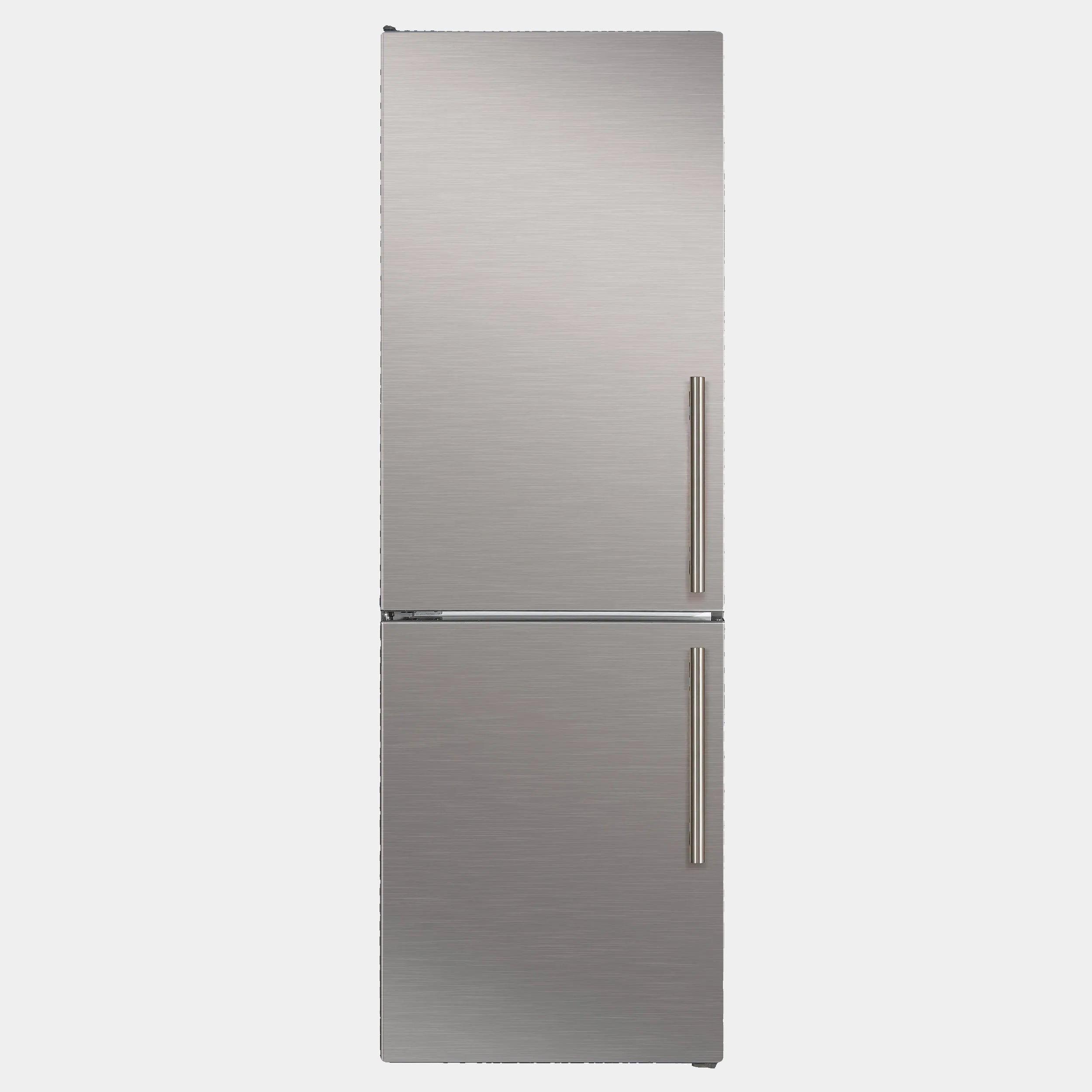 Forno Custodia 24 in. 10.3 cu.ft. Stainless Steel Left Swing Refrigerator with Bottom Freezer | FFFFD1766-24LS
