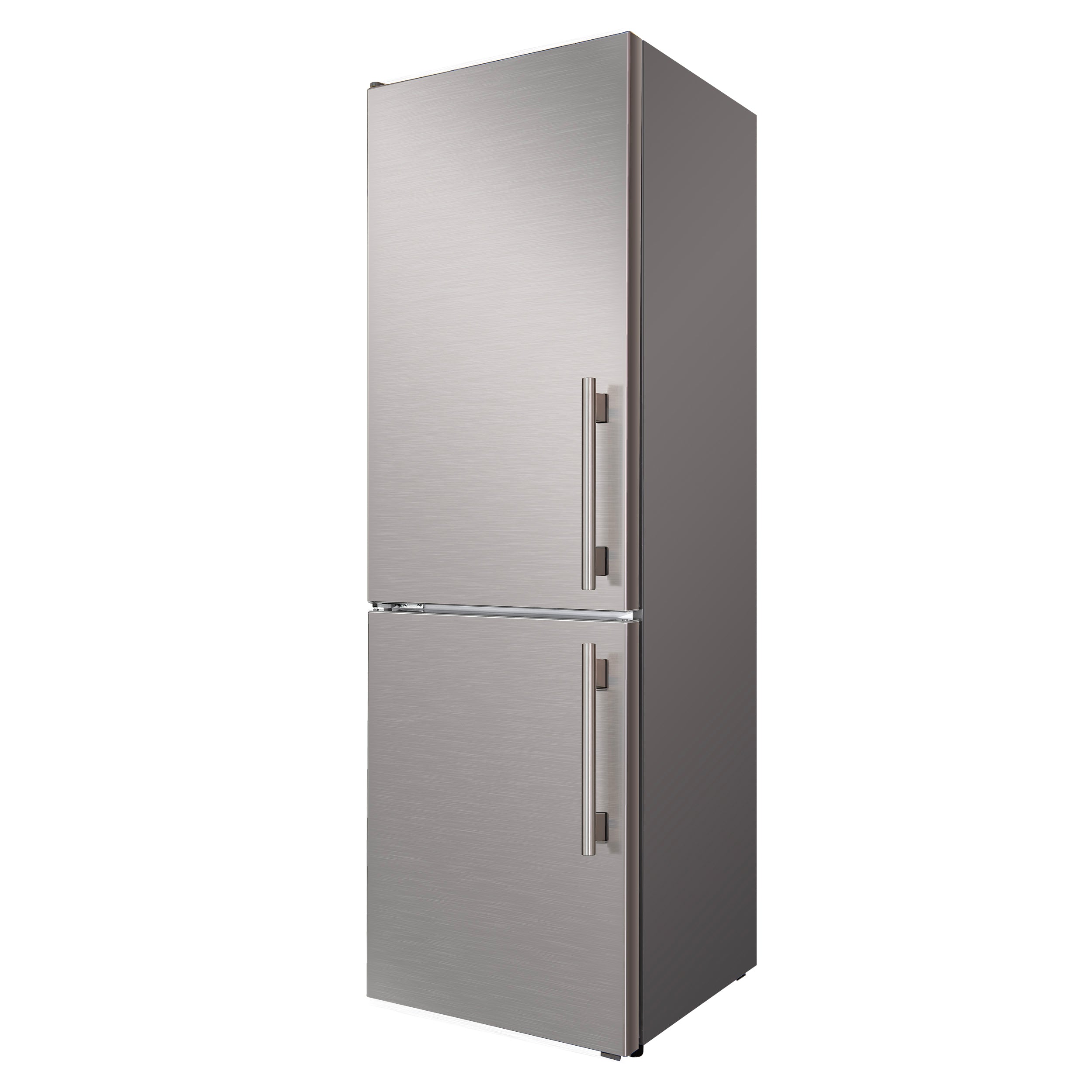 Forno Custodia 24 in. 10.3 cu.ft. Stainless Steel Left Swing Refrigerator with Bottom Freezer | FFFFD1766-24LS