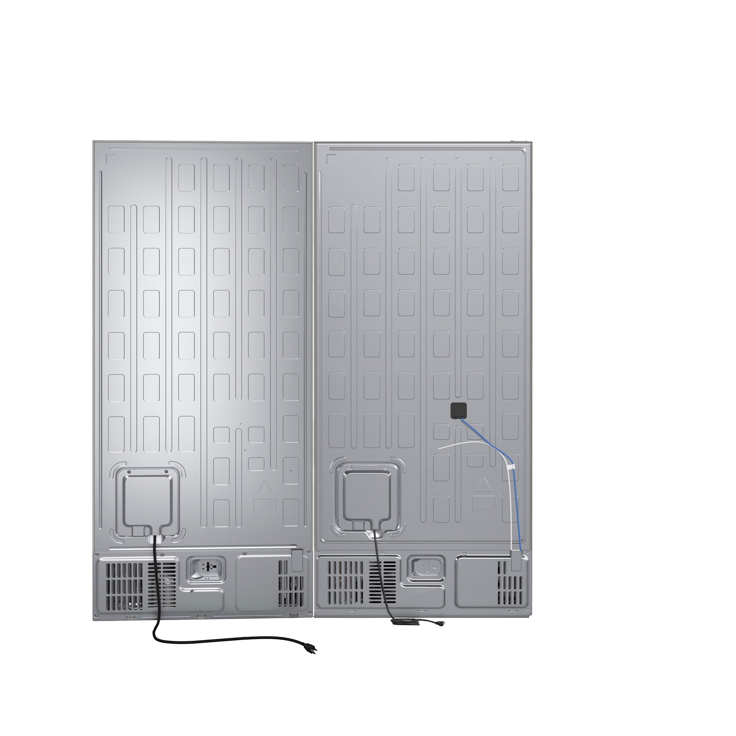 Forno Espresso Milano 62 in. 34.4 cu.ft. Stainless Steel Side-By-Side Refrigerator with Ice Maker | FFFFD1787-60S