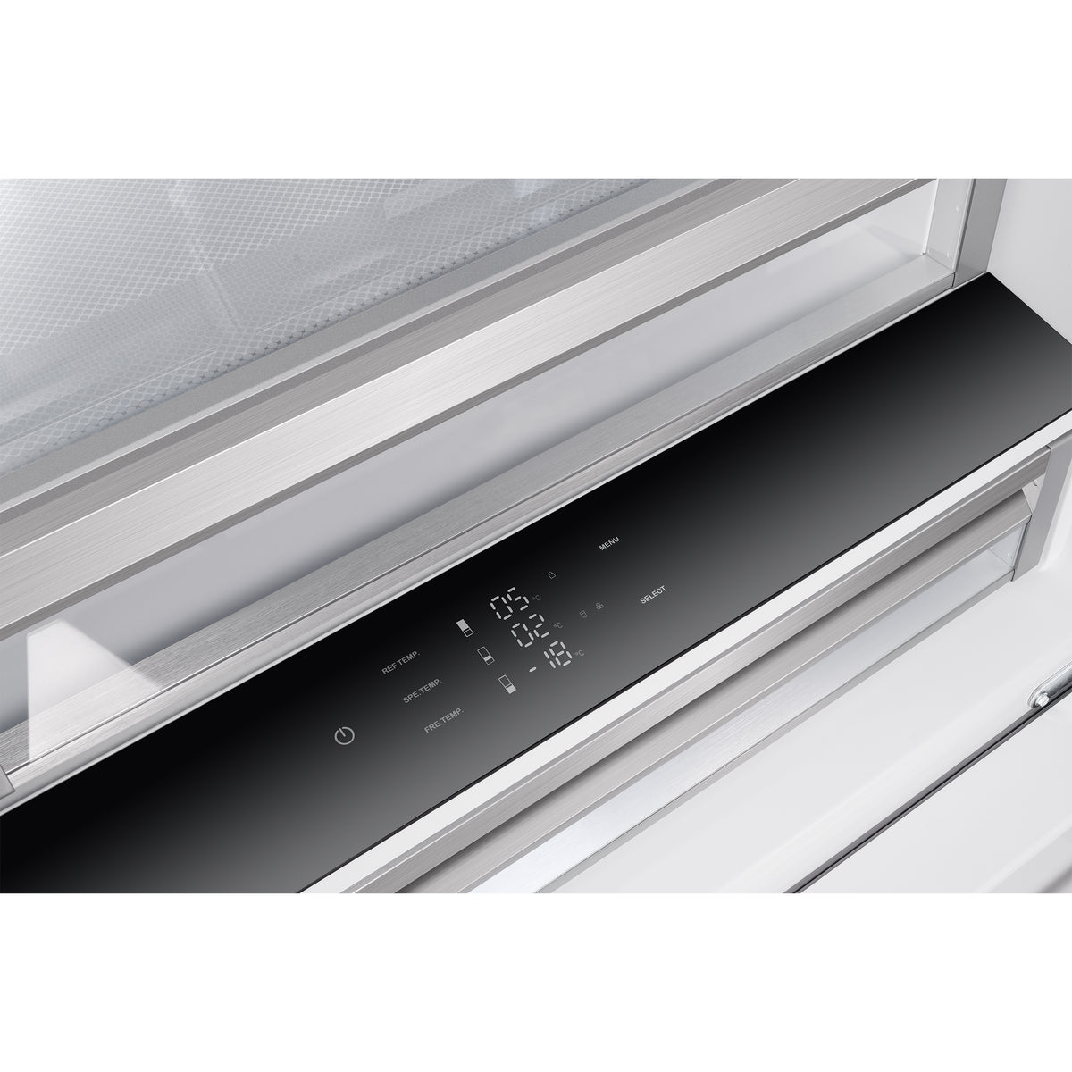 Fiorano 36" French Door Refrigerator in White, 20.2 cf., Ice Maker, Water dispenser, Total No Frost