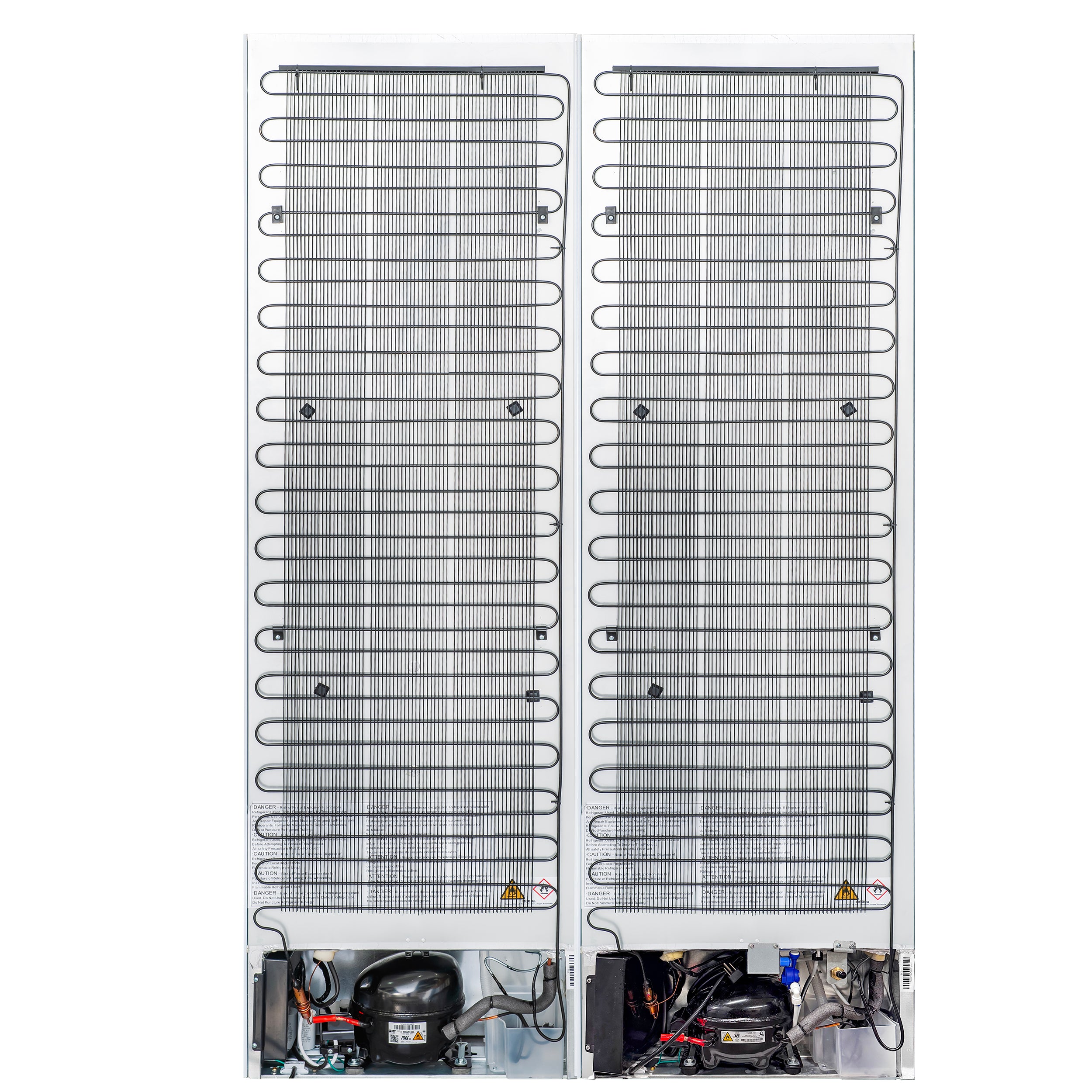 Forno Rivestito 42 in. 16.9 cu. ft. Panel Ready Side-By-Side Refrigerator with Ice Maker | FFRBI1794-42