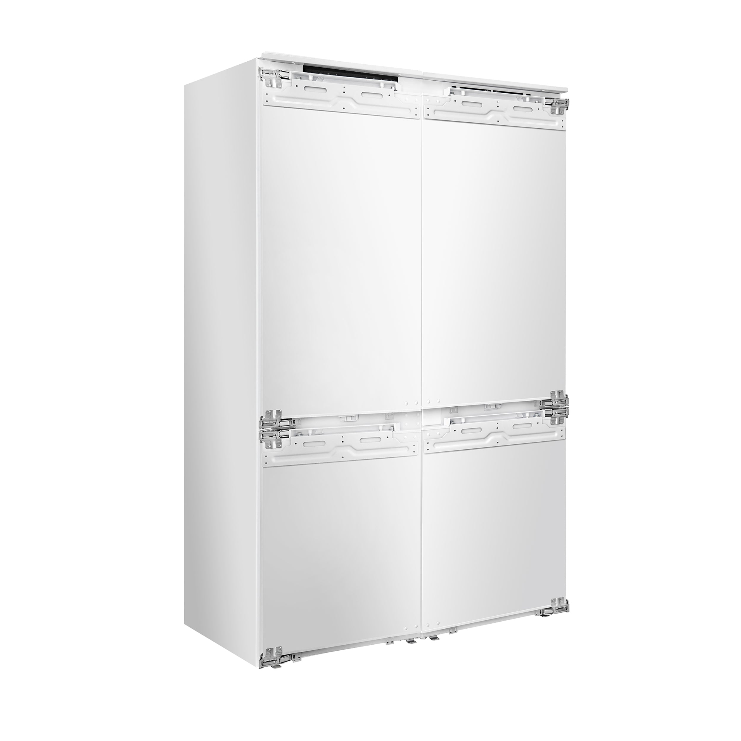 Forno Rivestito 42 in. 16.9 cu. ft. Panel Ready Side-By-Side Refrigerator with Ice Maker | FFRBI1794-42