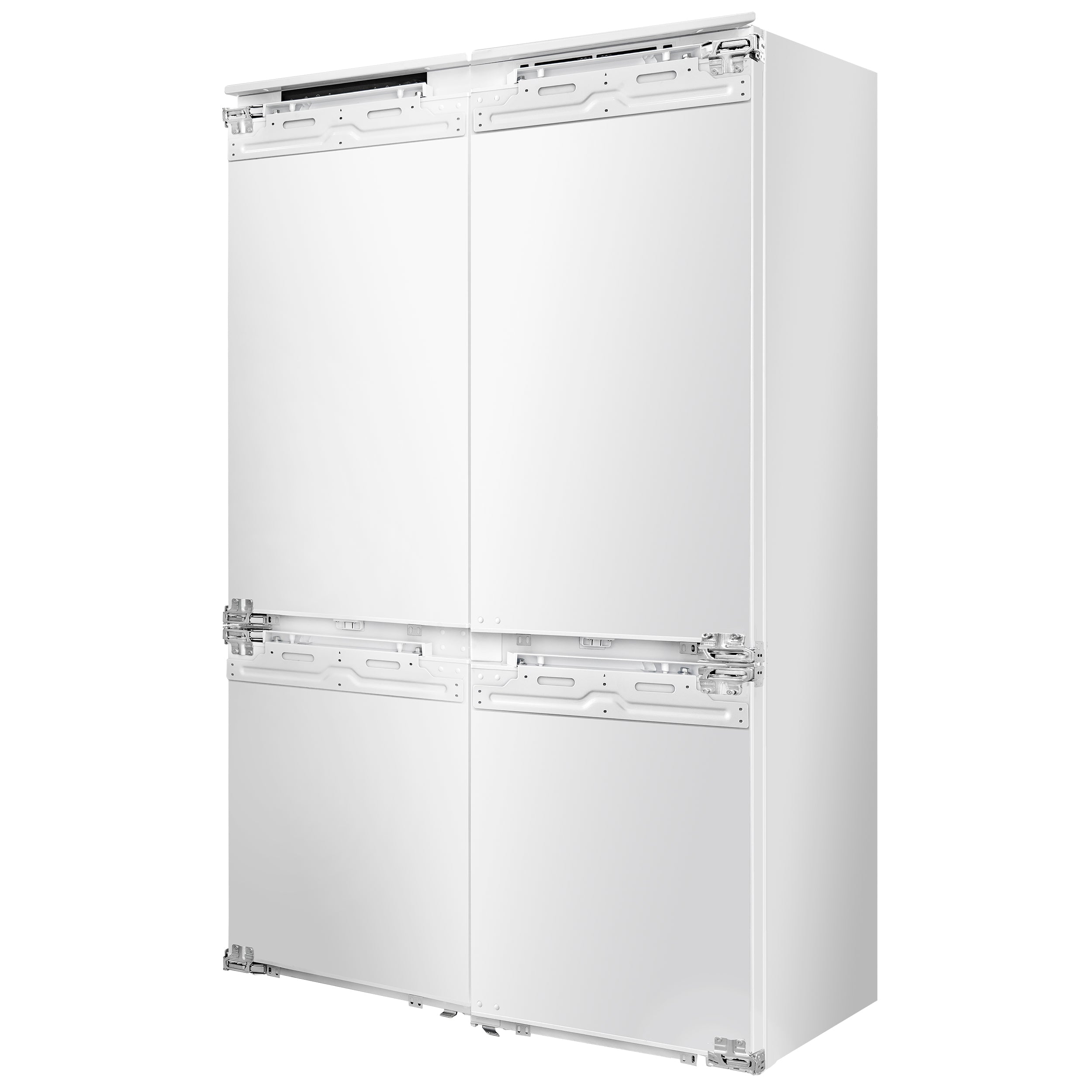 Forno Rivestito 42 in. 16.9 cu. ft. Panel Ready Side-By-Side Refrigerator with Ice Maker | FFRBI1794-42
