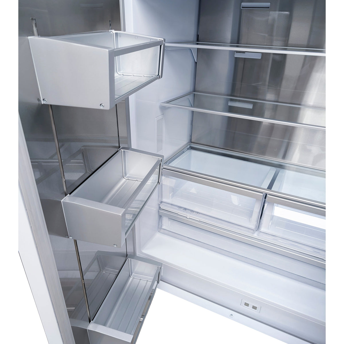 Forno Rivestito 36 in. 15.5 cu. ft. Panel Ready Built-In French Door Refrigerator with Ice Maker | FFRBI1811-36FR