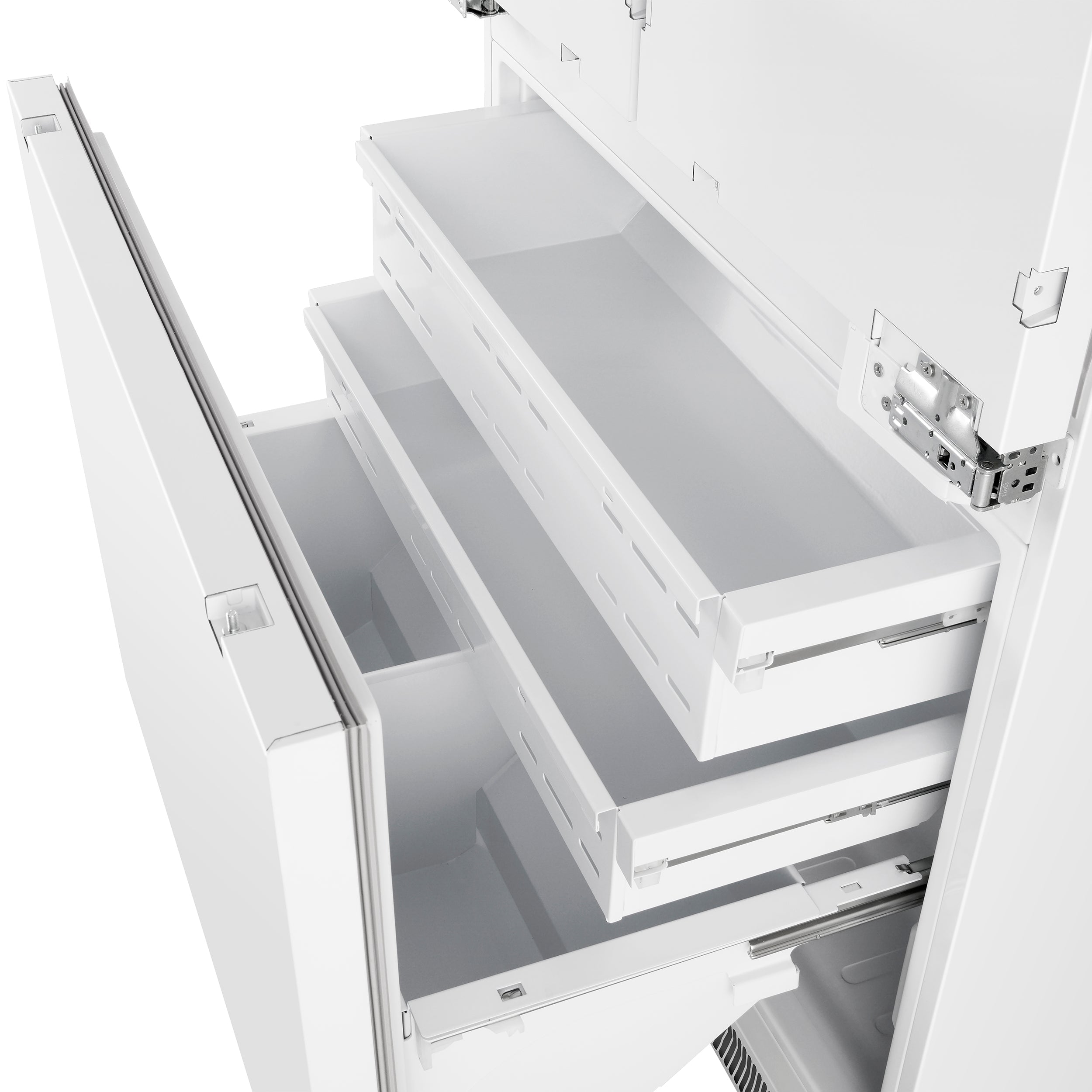 Forno Rivestito 36 in. 15.5 cu. ft. Stainless Steel Built-In French Door Refrigerator with Ice Maker | FFRBI1811-36