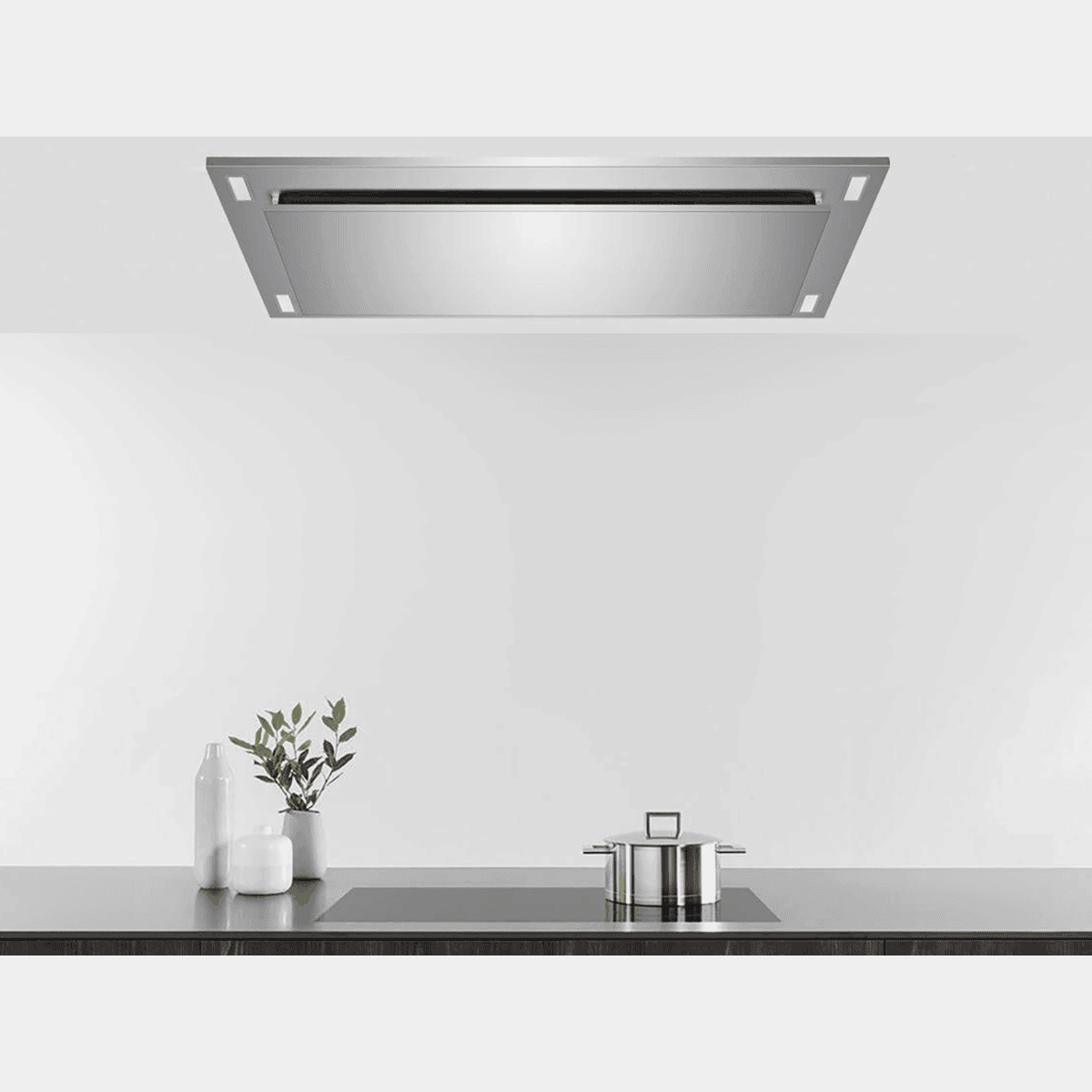 VICTORY Sunset 600 CFM Stainless Steel Flush Ceiling Mount Range Hood | SUNSET