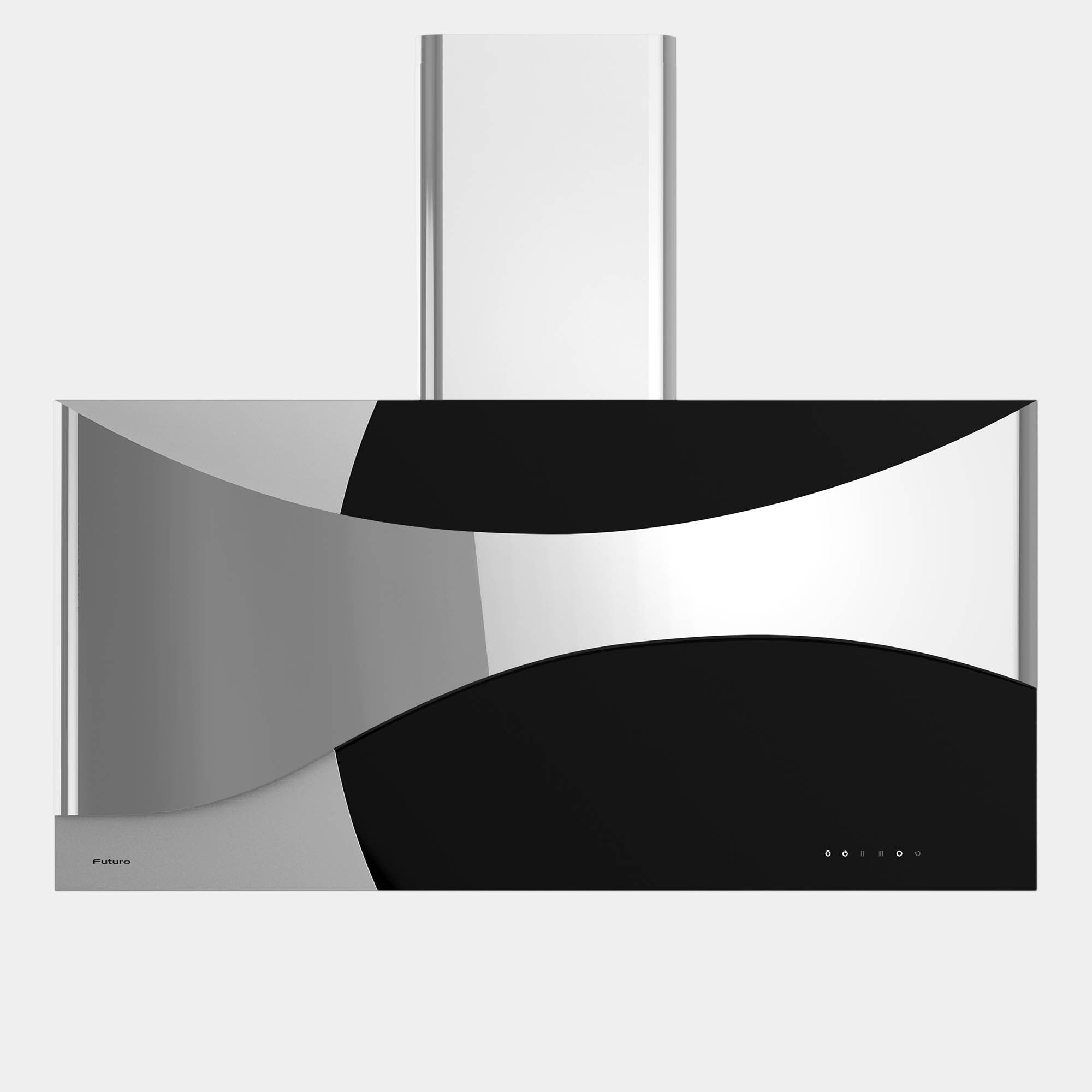 Futuro Aesthetics 36 in. 940 CFM Black Wall Mount Range Hood | WL36AESTHETICS-BLK