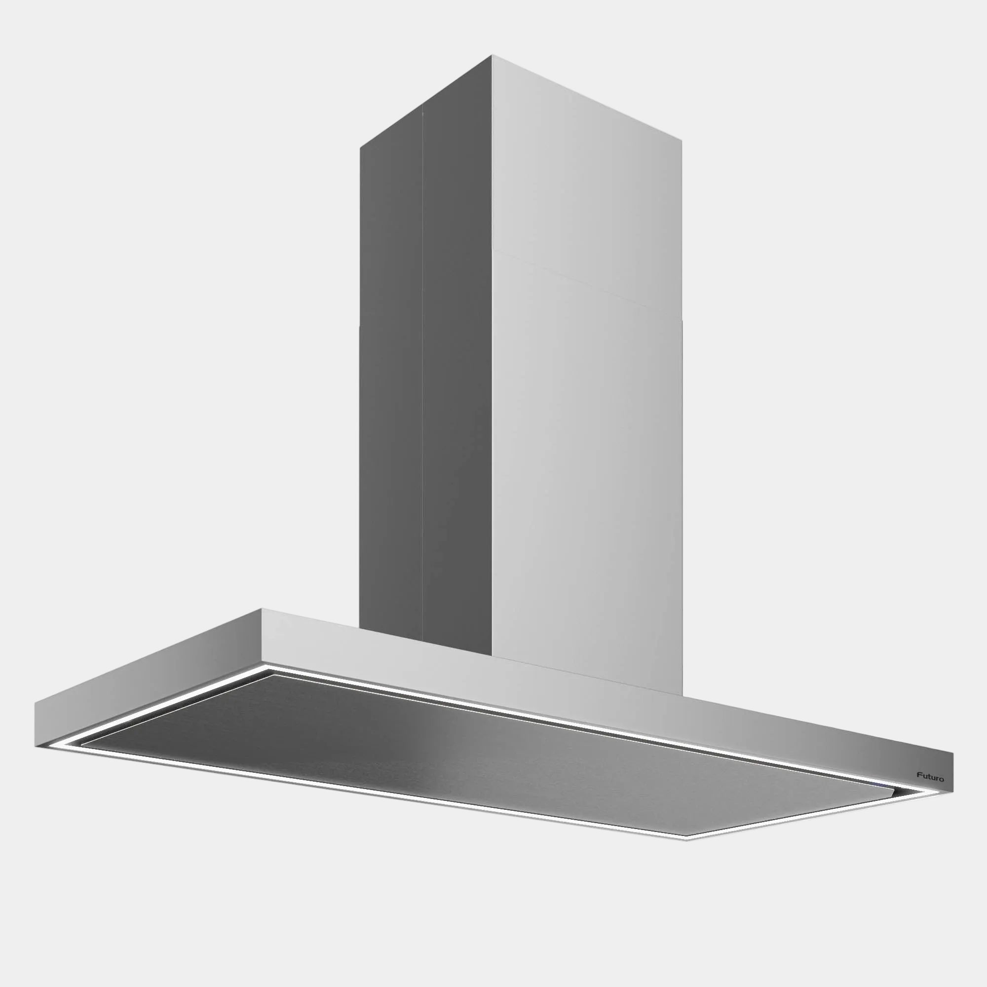 Futuro Turo 48 in. 940 CFM Stainless Steel Island Mount Range Hood | IS48TURO-INOX